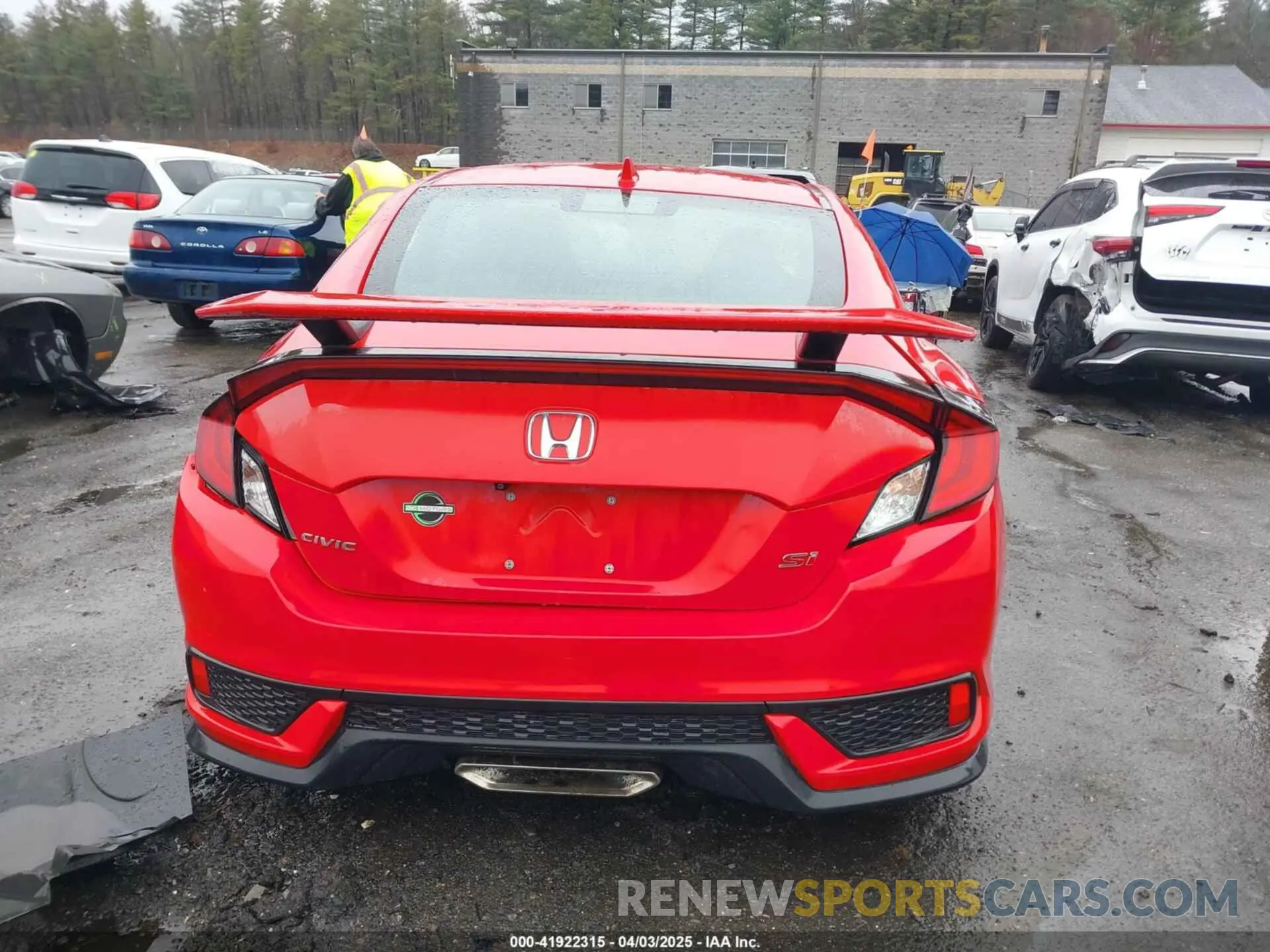 16 fotografías del automóvil dañado 2HGFC3A58KH753790 HONDA CIVIC SI 2019