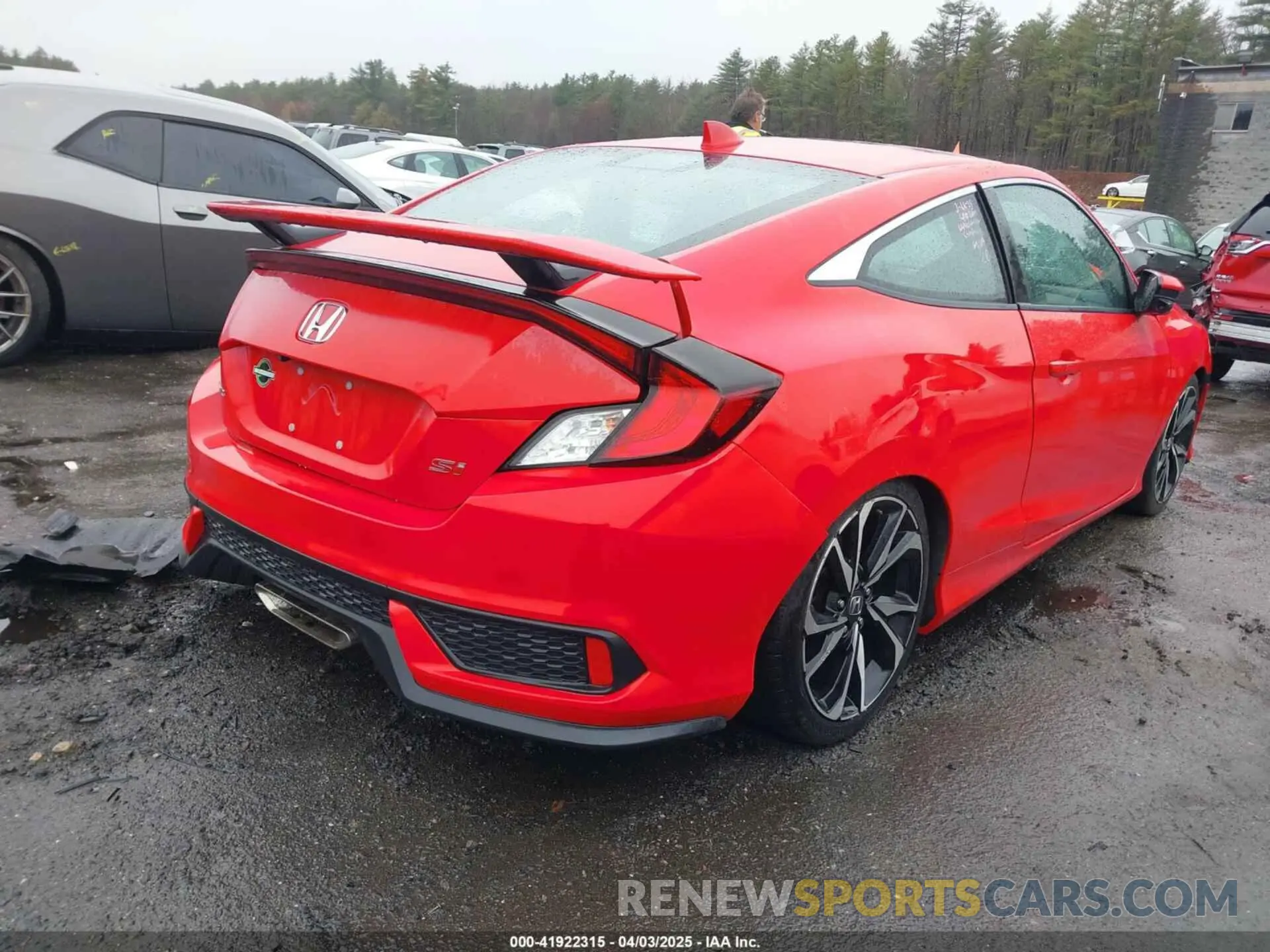 4 fotografías del automóvil dañado 2HGFC3A58KH753790 HONDA CIVIC SI 2019