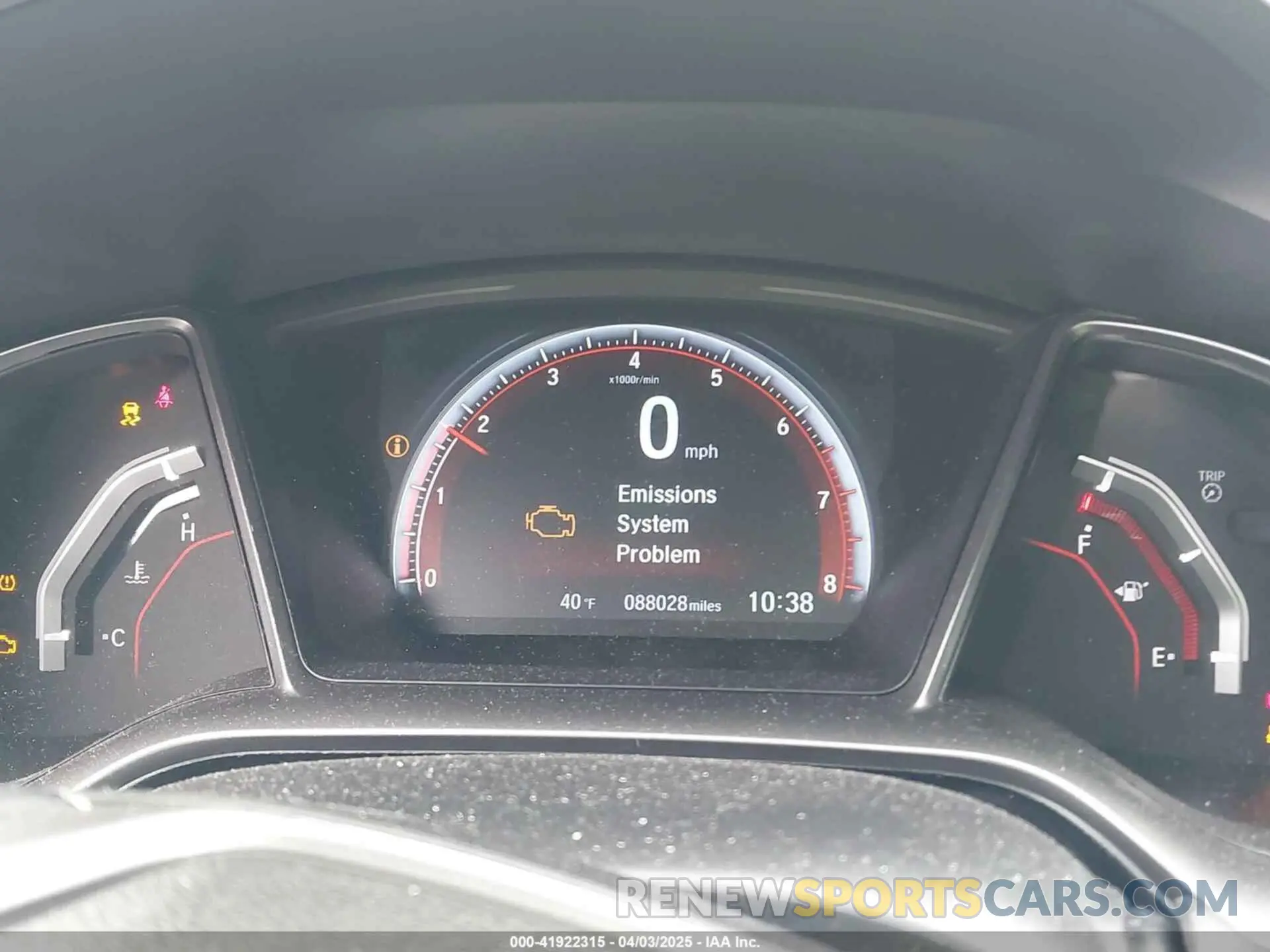 7 fotografías del automóvil dañado 2HGFC3A58KH753790 HONDA CIVIC SI 2019
