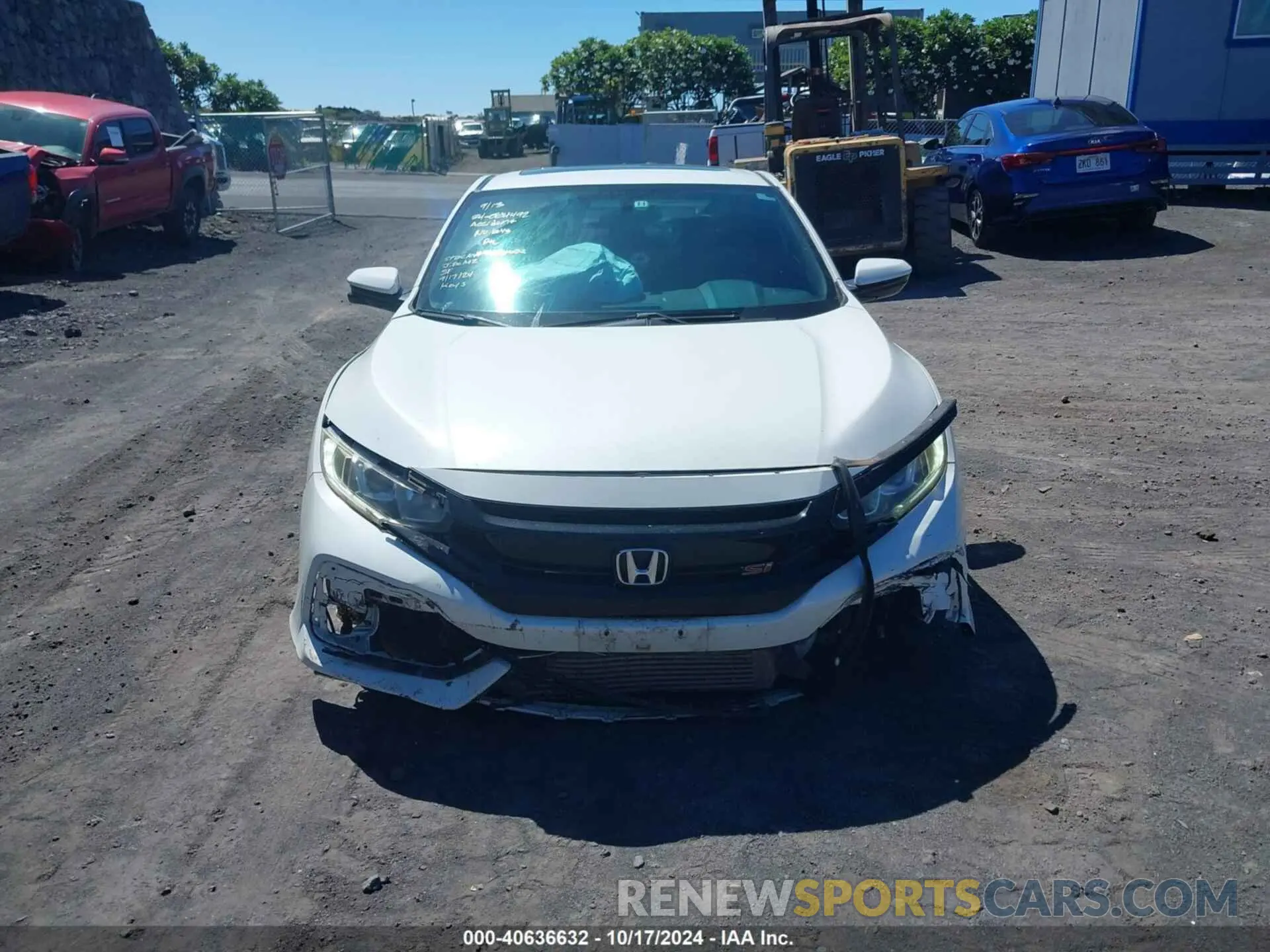 6 fotografías del automóvil dañado 2HGFC3A5XKH750647 HONDA CIVIC SI 2019