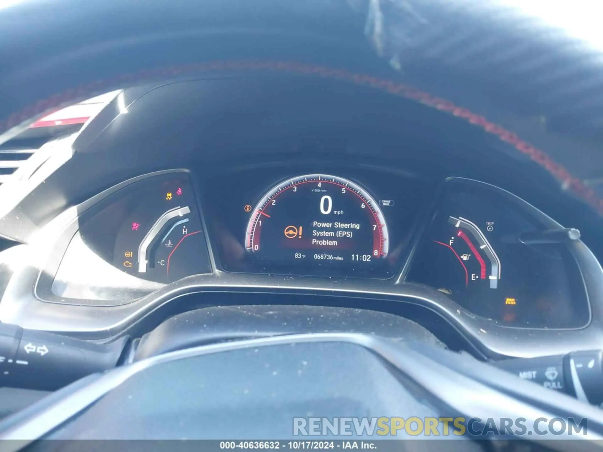 7 fotografías del automóvil dañado 2HGFC3A5XKH750647 HONDA CIVIC SI 2019