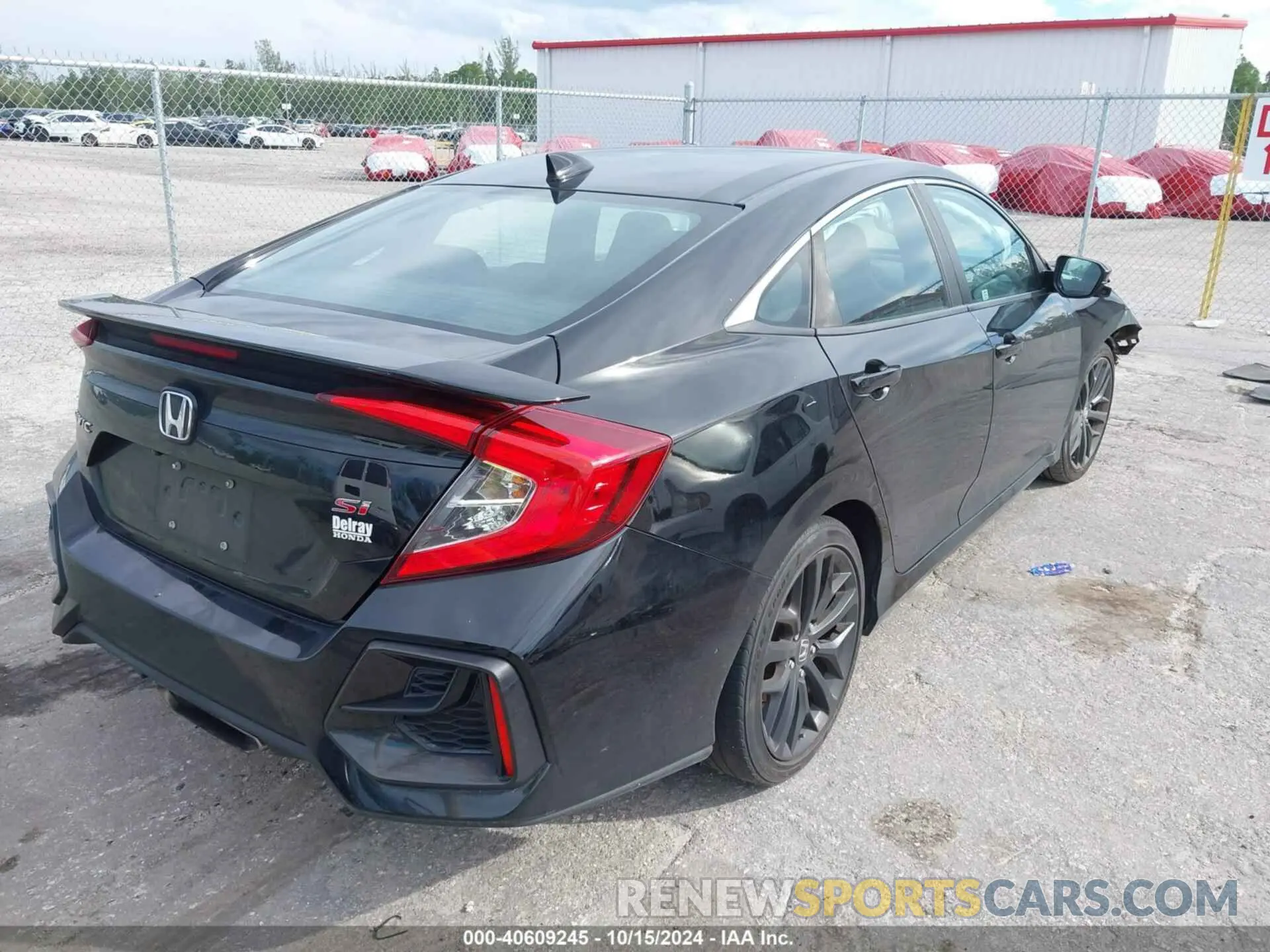 4 fotografías del automóvil dañado 2HGFC1E50LH702493 HONDA CIVIC SI 2020