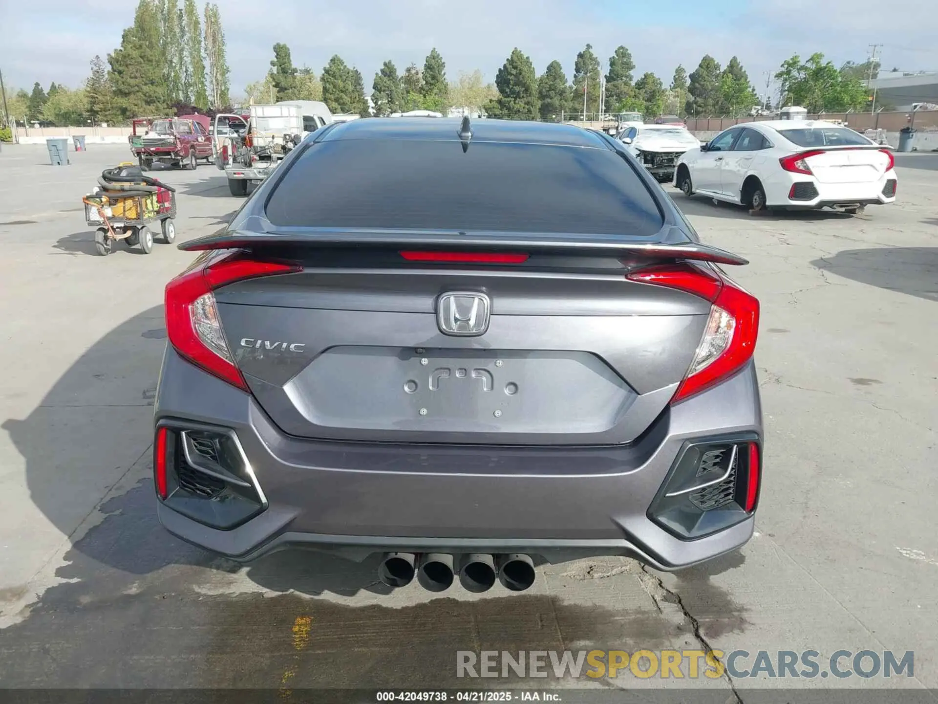 15 fotografías del automóvil dañado 2HGFC1E51LH705001 HONDA CIVIC SI 2020