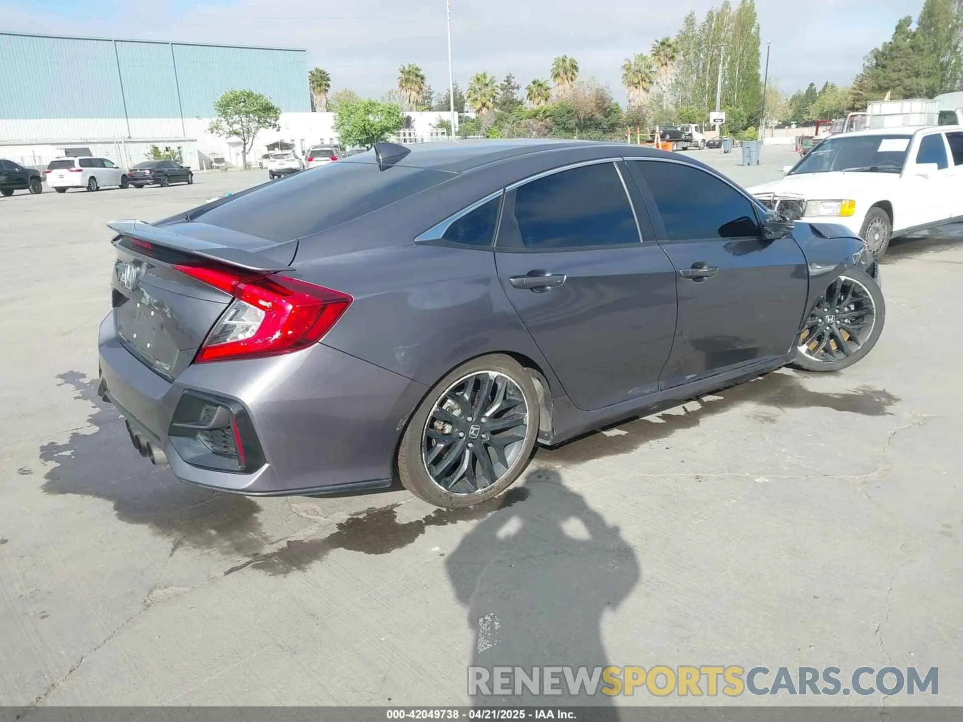 4 fotografías del automóvil dañado 2HGFC1E51LH705001 HONDA CIVIC SI 2020