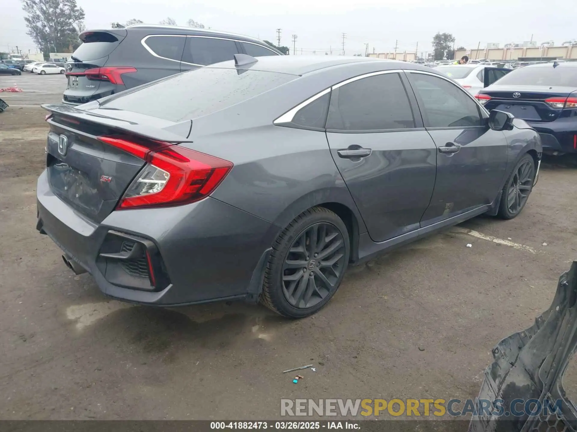 4 fotografías del automóvil dañado 2HGFC1E52LH700874 HONDA CIVIC SI 2020