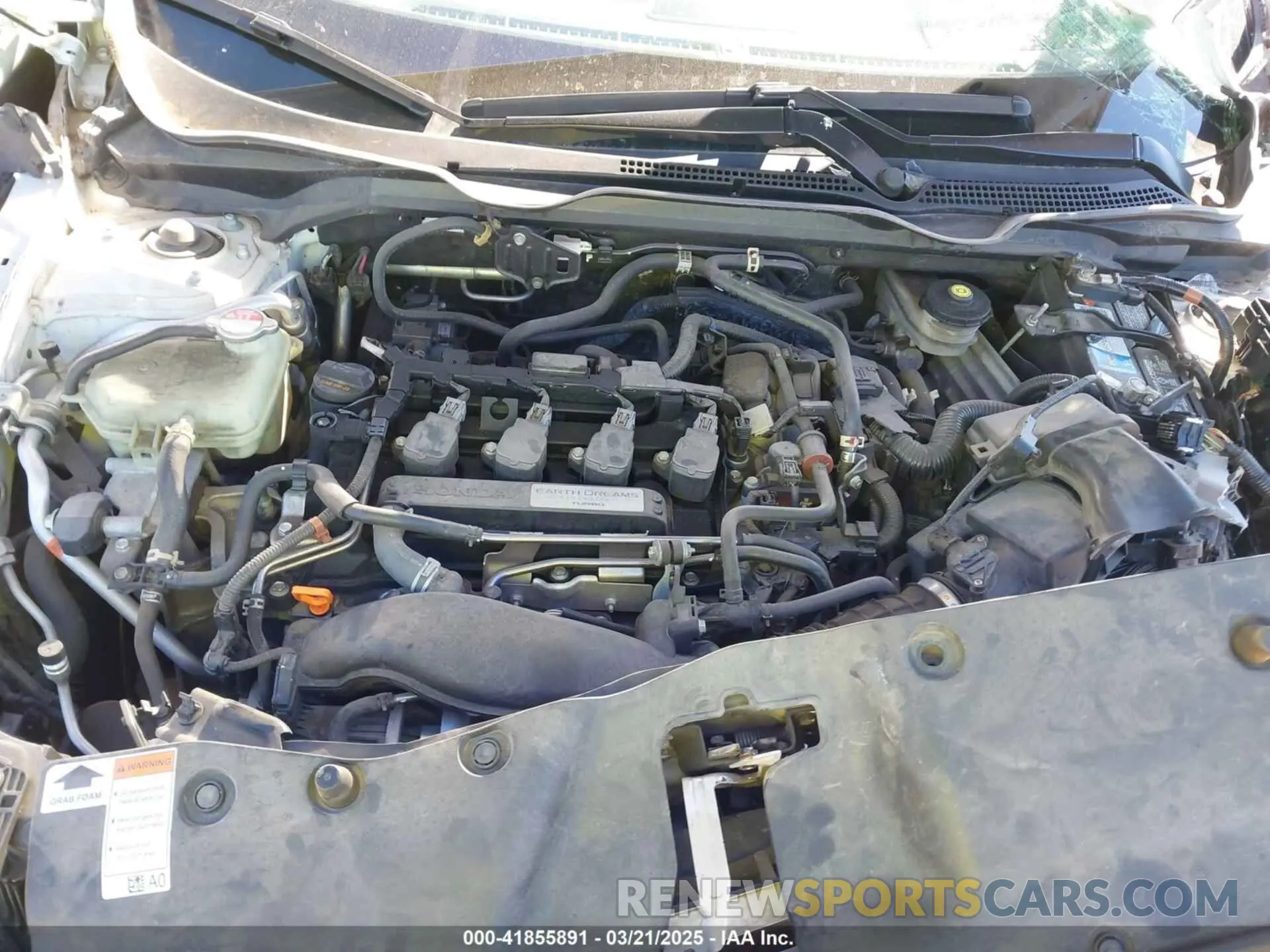 10 fotografías del automóvil dañado 2HGFC1E52LH704715 HONDA CIVIC SI 2020