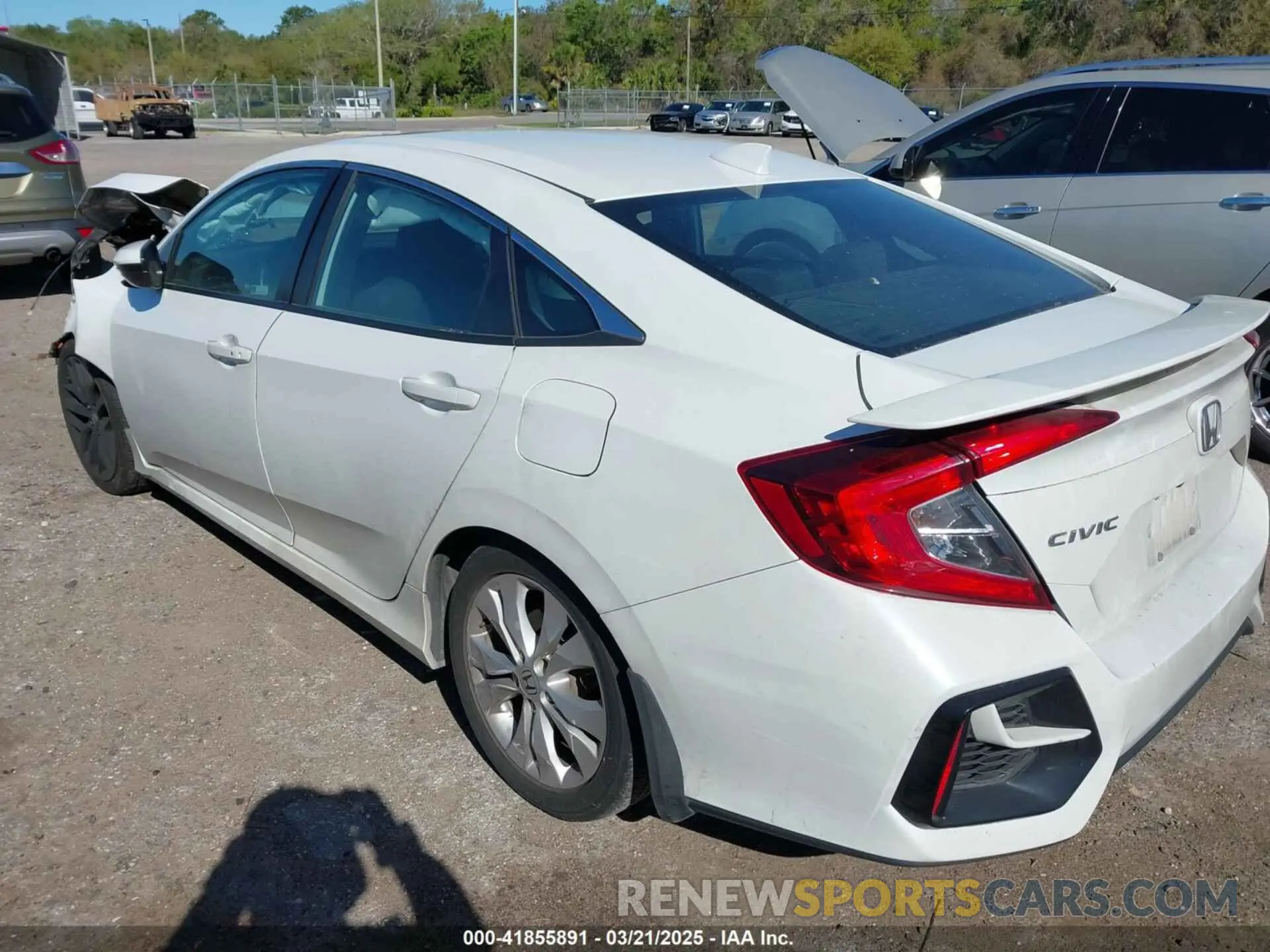 3 fotografías del automóvil dañado 2HGFC1E52LH704715 HONDA CIVIC SI 2020