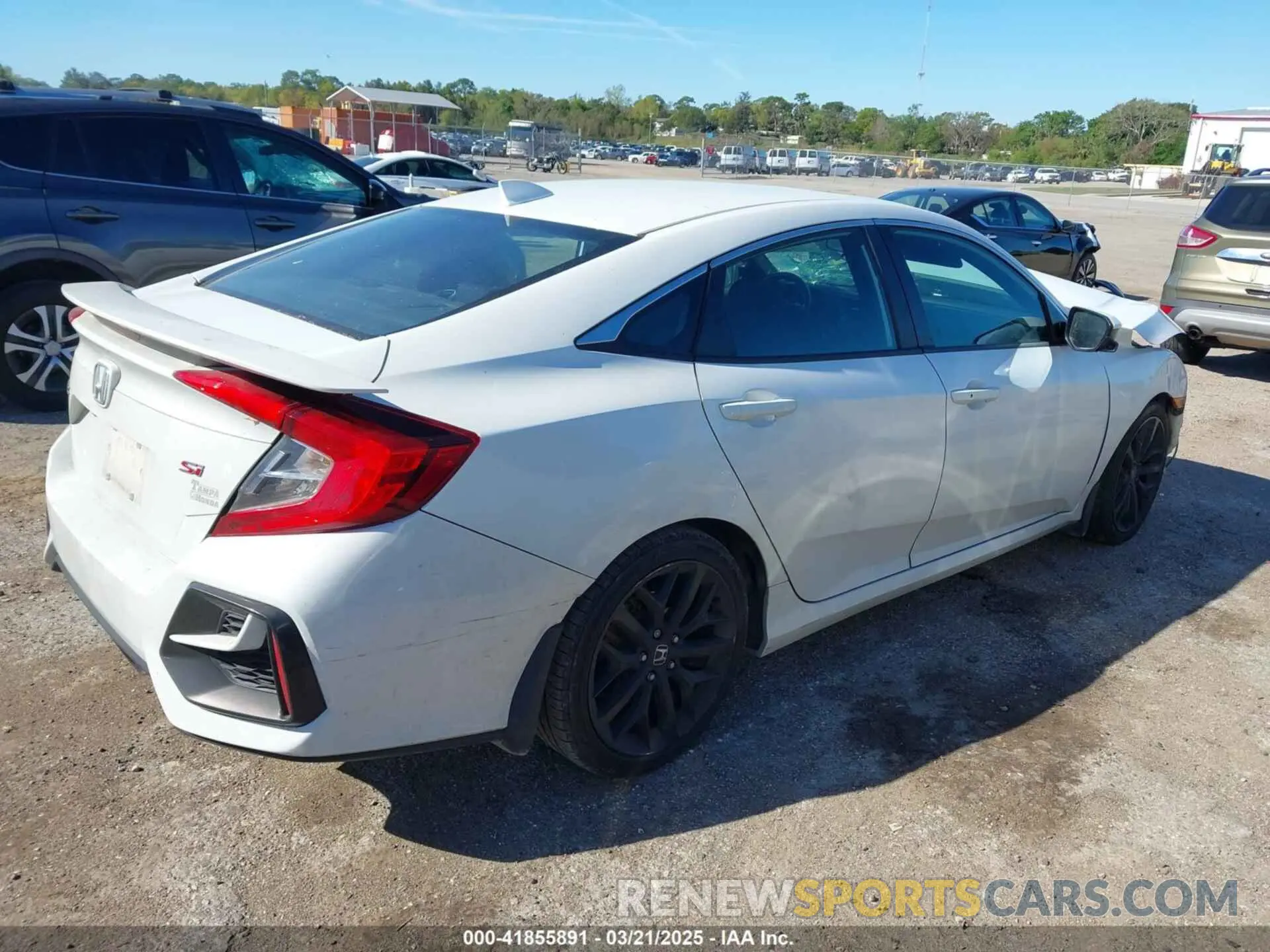 4 fotografías del automóvil dañado 2HGFC1E52LH704715 HONDA CIVIC SI 2020