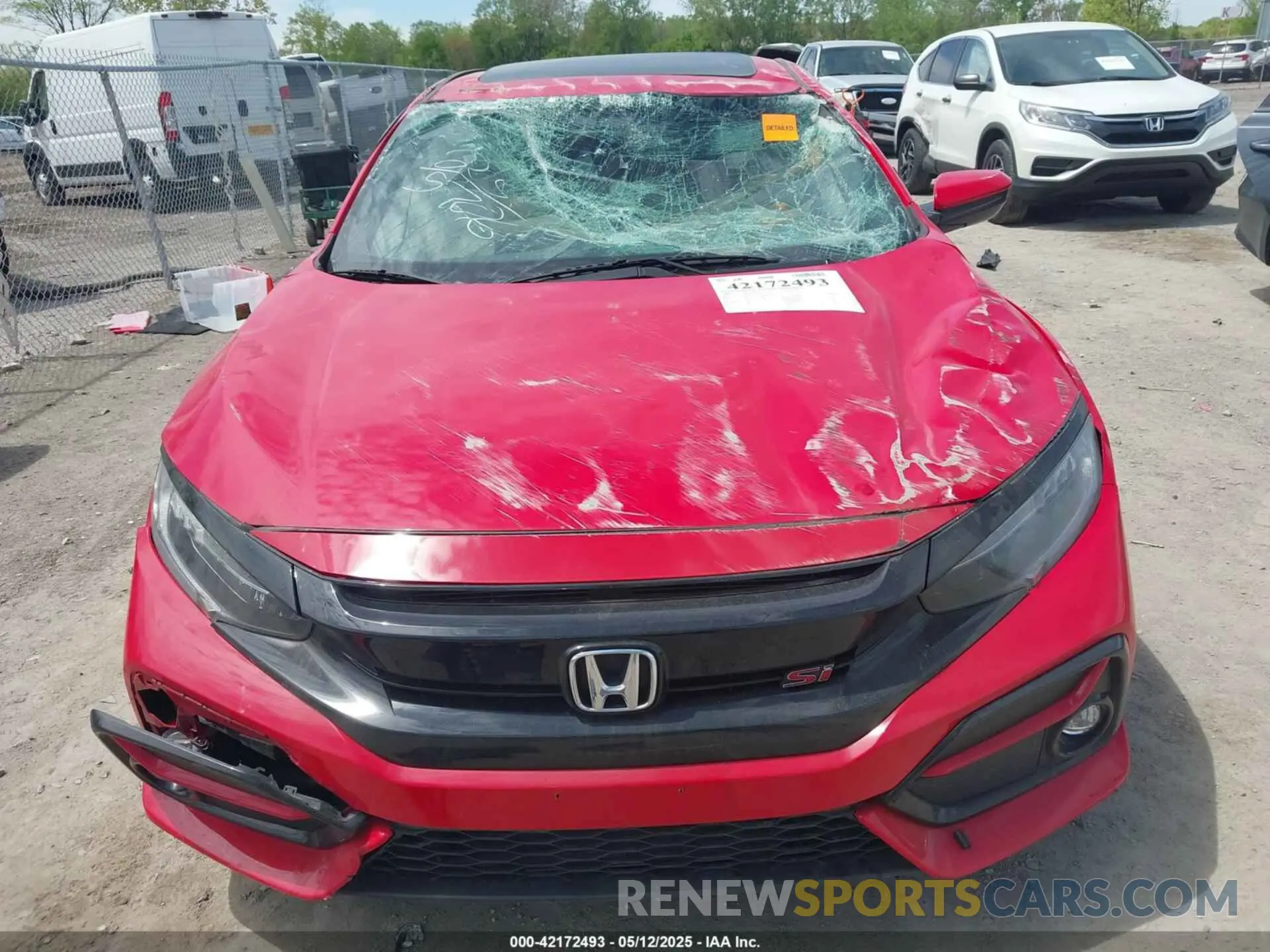11 fotografías del automóvil dañado 2HGFC1E55LH707690 HONDA CIVIC SI 2020