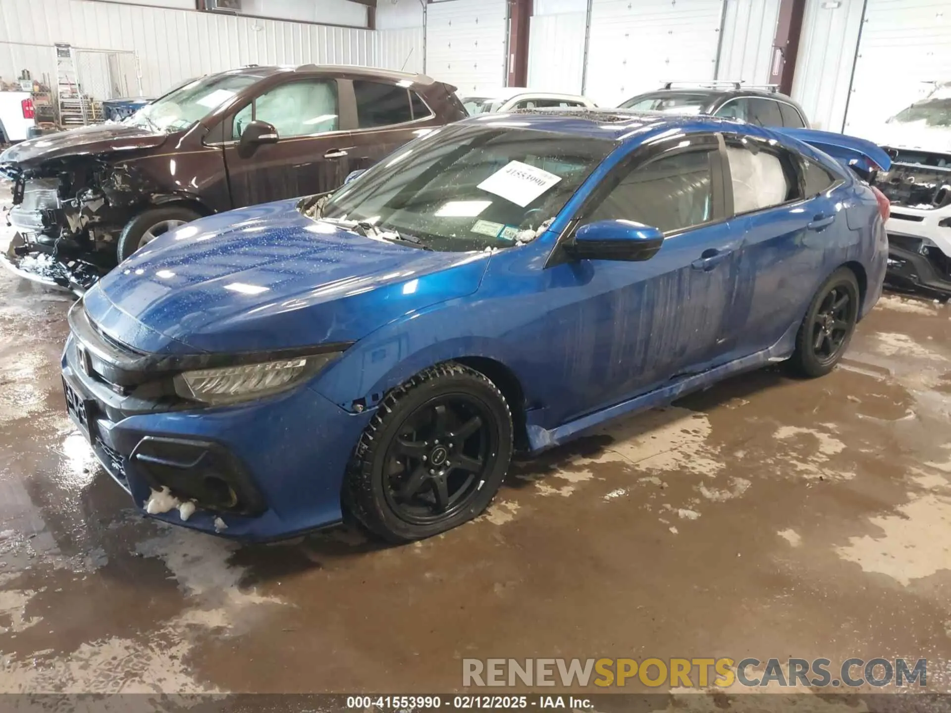 2 fotografías del automóvil dañado 2HGFC1E58LH700099 HONDA CIVIC SI 2020