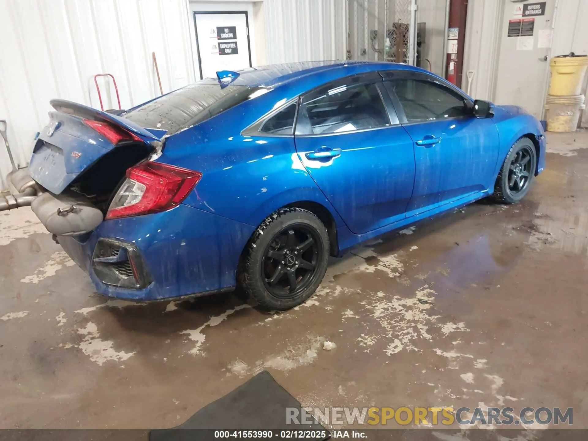 4 fotografías del automóvil dañado 2HGFC1E58LH700099 HONDA CIVIC SI 2020