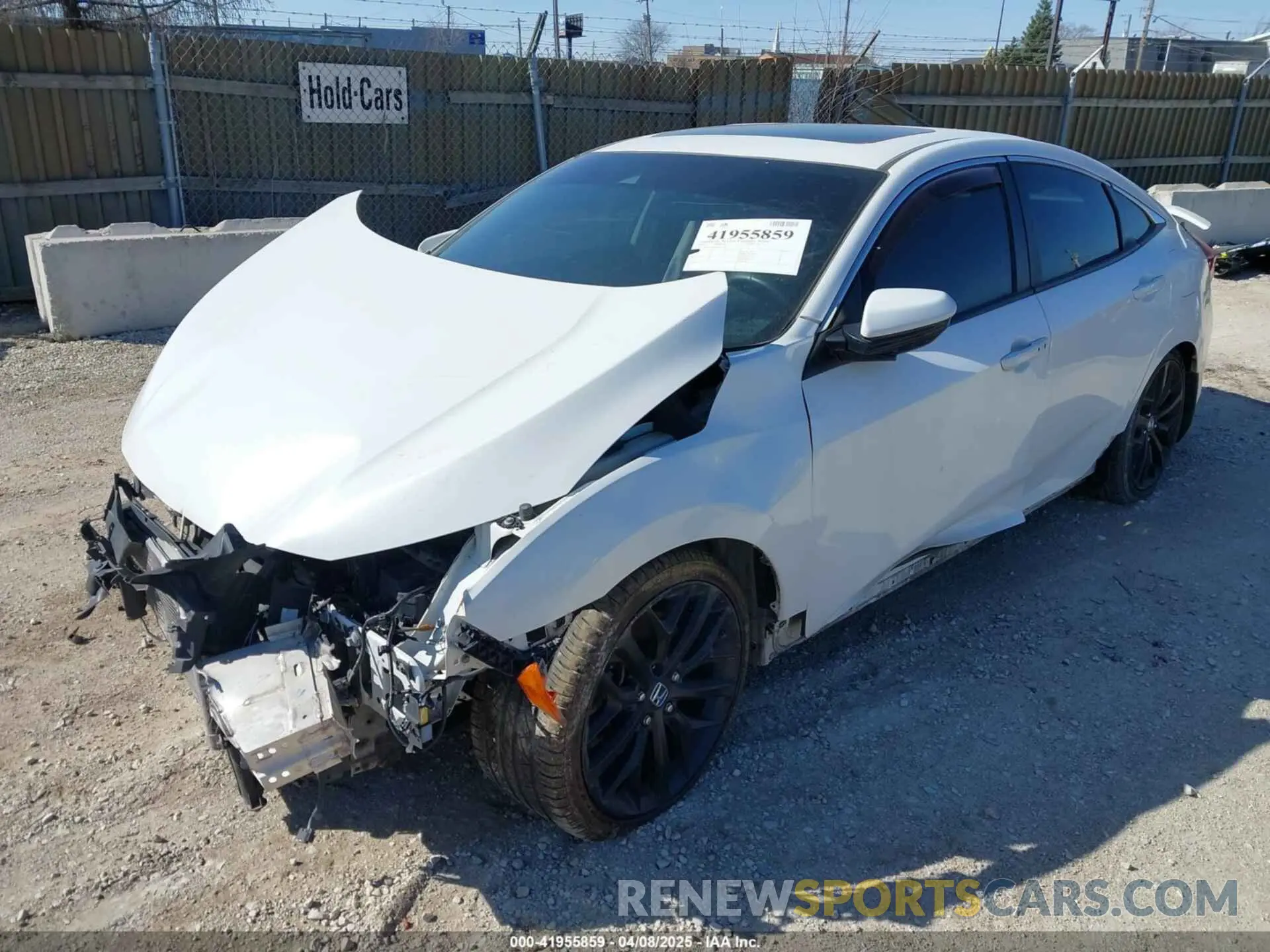 2 fotografías del automóvil dañado 2HGFC1E59LH703562 HONDA CIVIC SI 2020