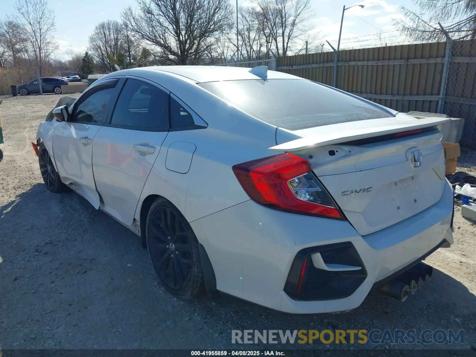 3 fotografías del automóvil dañado 2HGFC1E59LH703562 HONDA CIVIC SI 2020