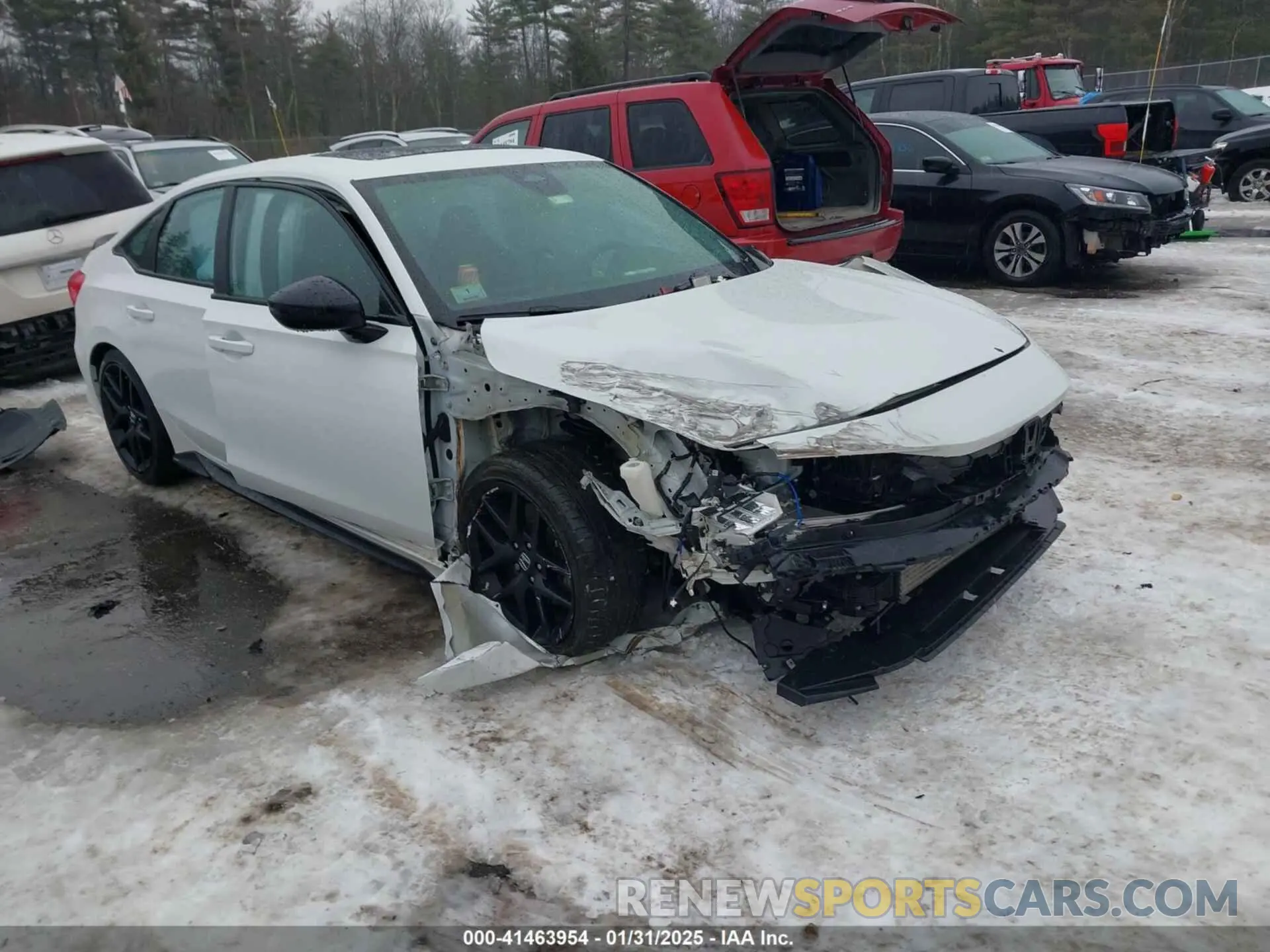 1 fotografías del automóvil dañado 2HGFE1E54NH470588 HONDA CIVIC SI 2022