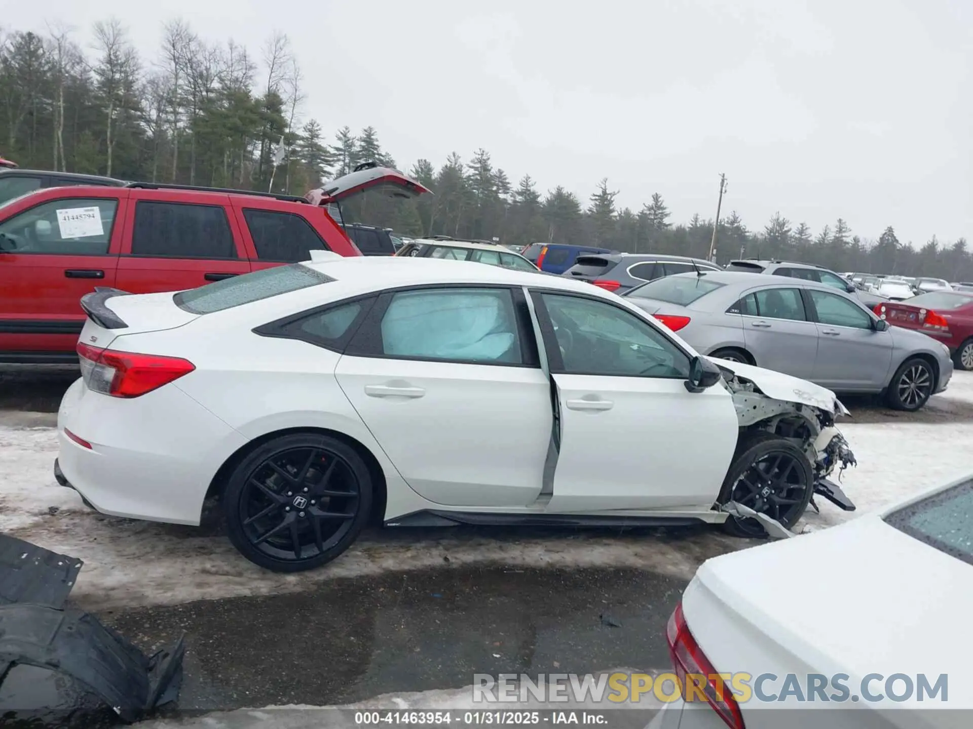 14 fotografías del automóvil dañado 2HGFE1E54NH470588 HONDA CIVIC SI 2022
