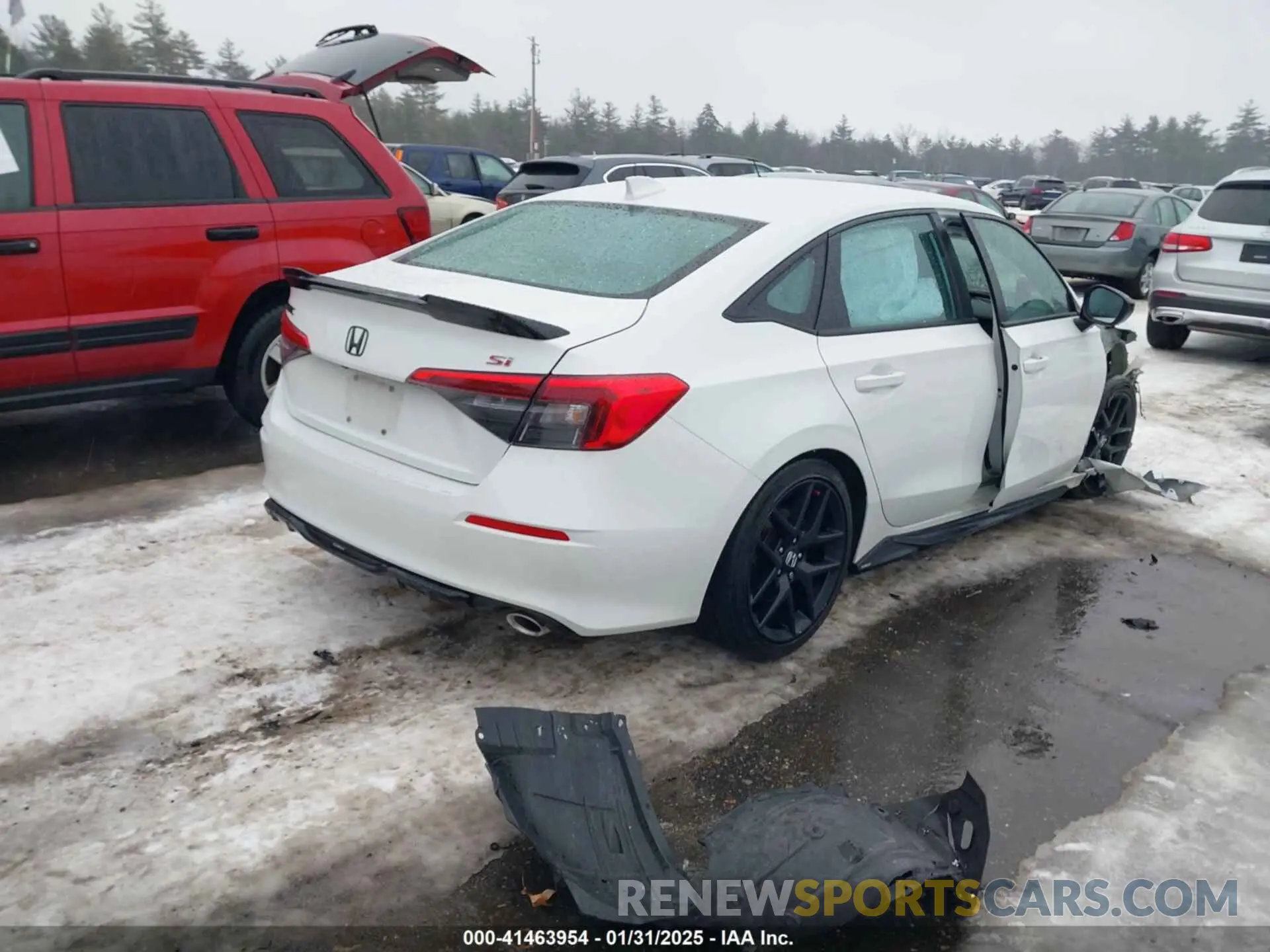 4 fotografías del automóvil dañado 2HGFE1E54NH470588 HONDA CIVIC SI 2022