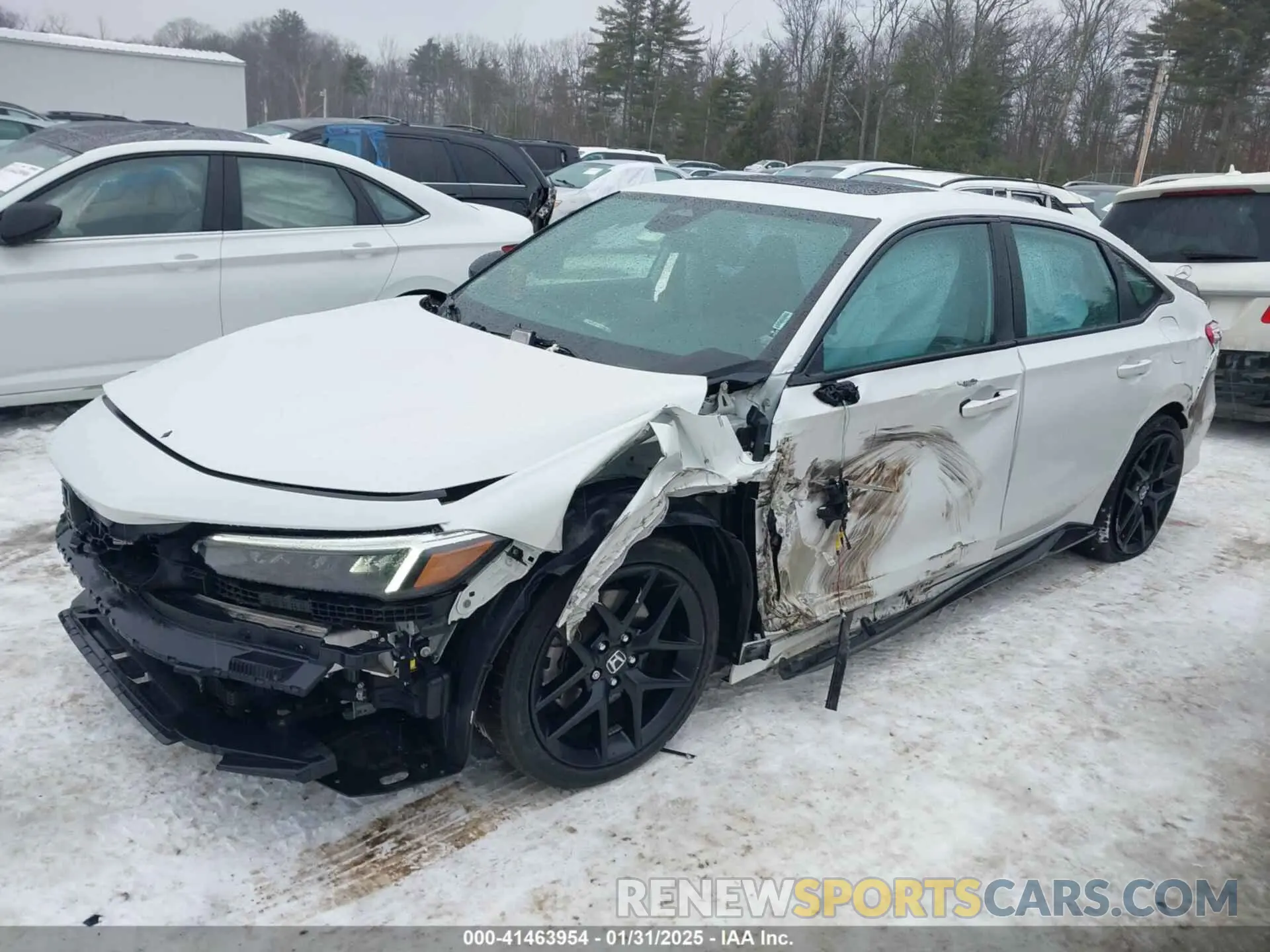 6 fotografías del automóvil dañado 2HGFE1E54NH470588 HONDA CIVIC SI 2022