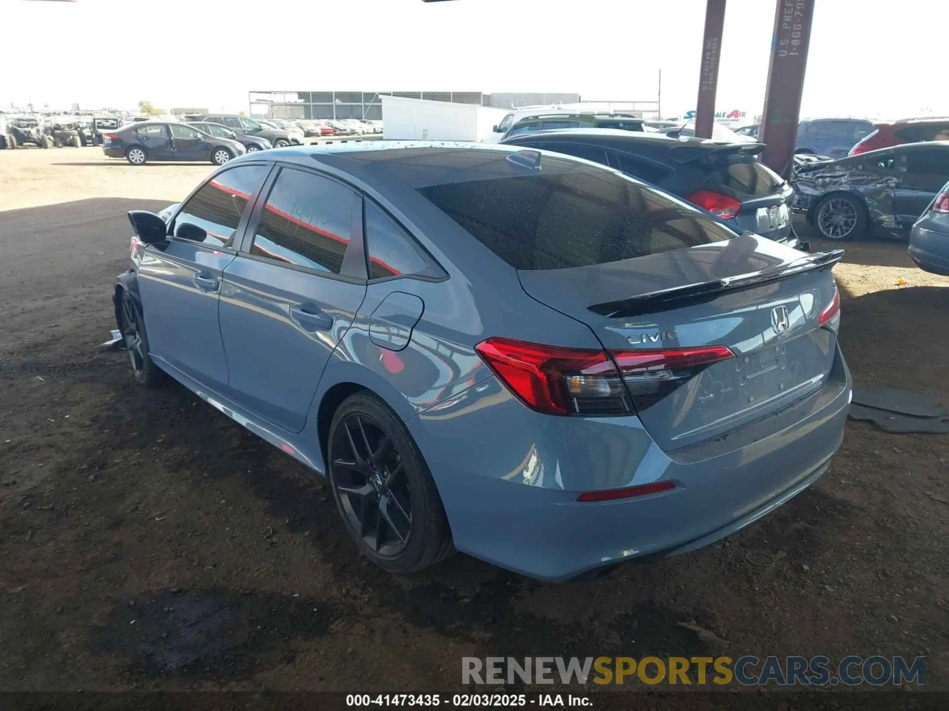 3 fotografías del automóvil dañado 2HGFE1E58NH473302 HONDA CIVIC SI 2022