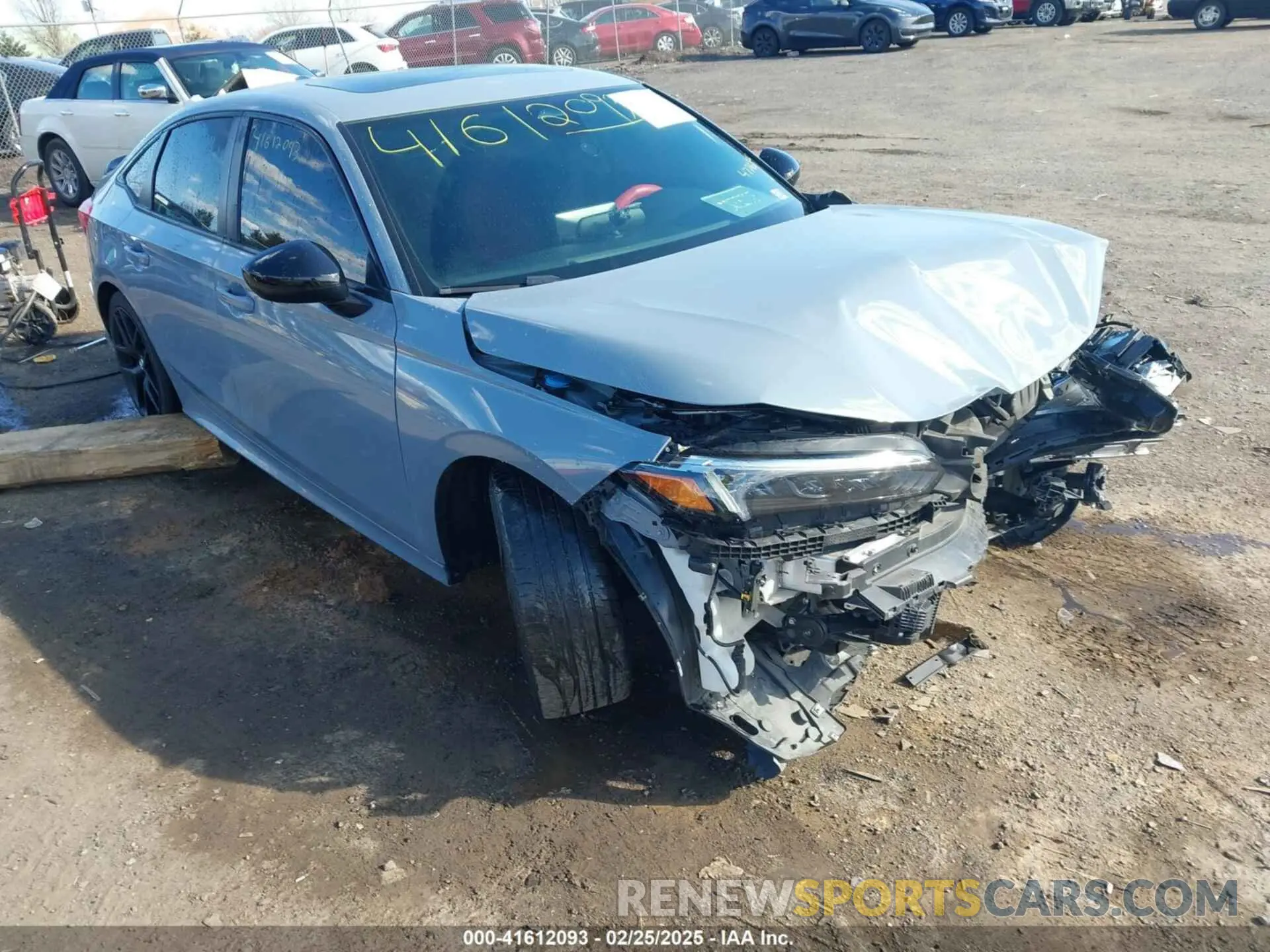 1 fotografías del automóvil dañado 2HGFE1E58NH477656 HONDA CIVIC SI 2022