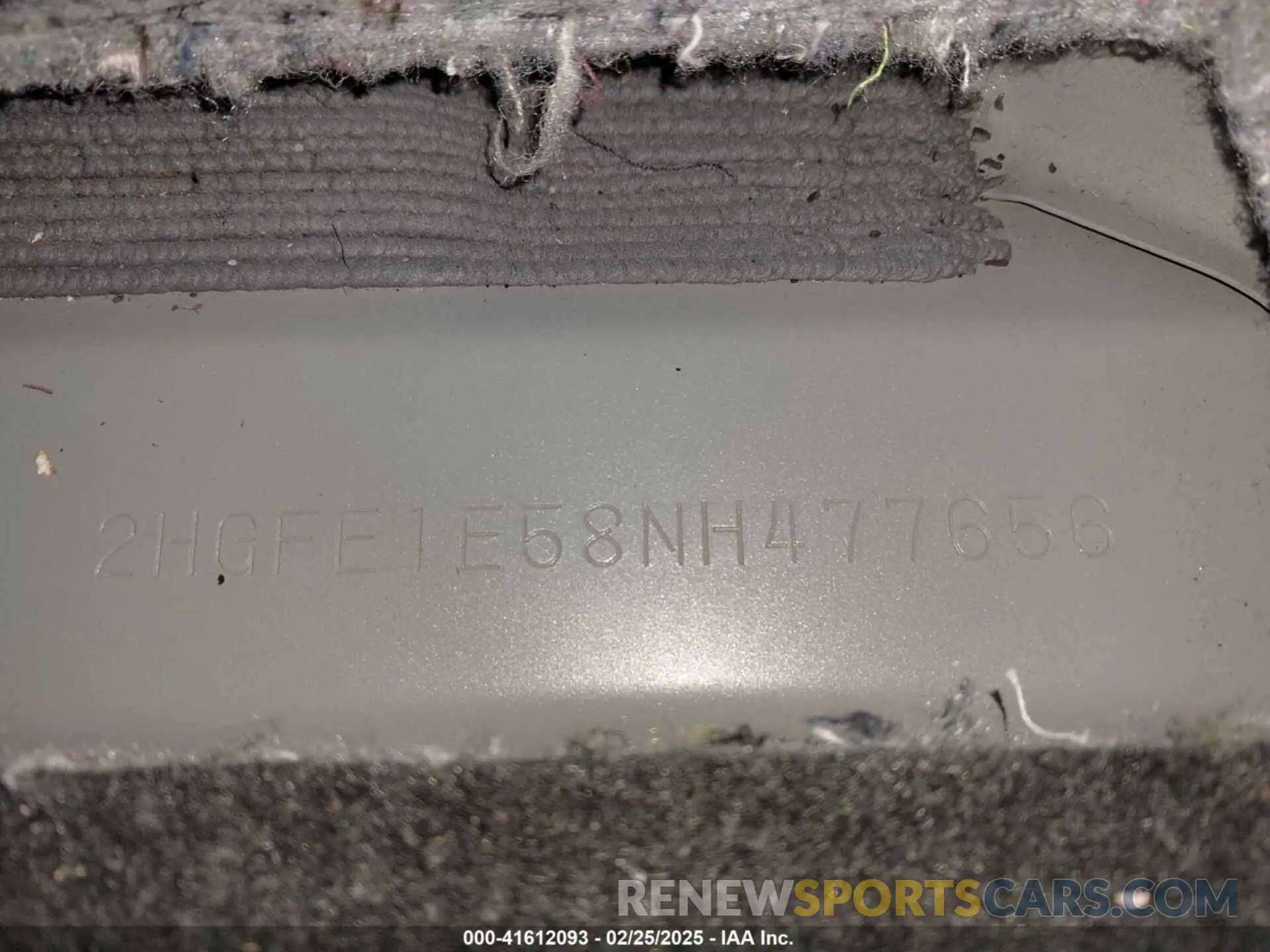 9 fotografías del automóvil dañado 2HGFE1E58NH477656 HONDA CIVIC SI 2022
