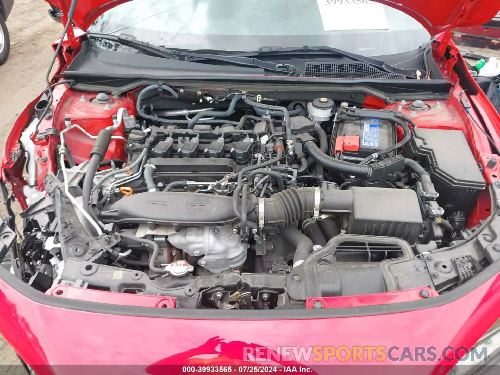10 fotografías del automóvil dañado 2HGFE1E59NH474782 HONDA CIVIC SI 2022