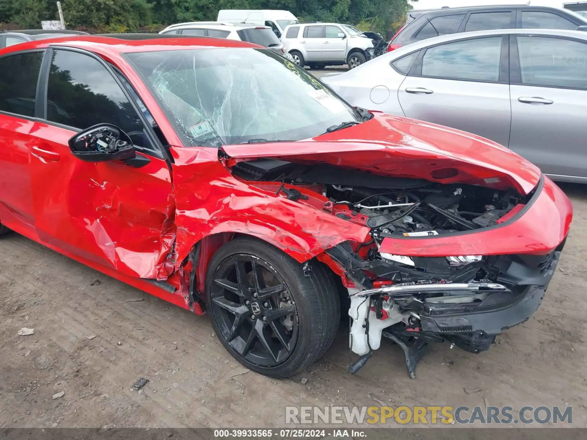 6 fotografías del automóvil dañado 2HGFE1E59NH474782 HONDA CIVIC SI 2022