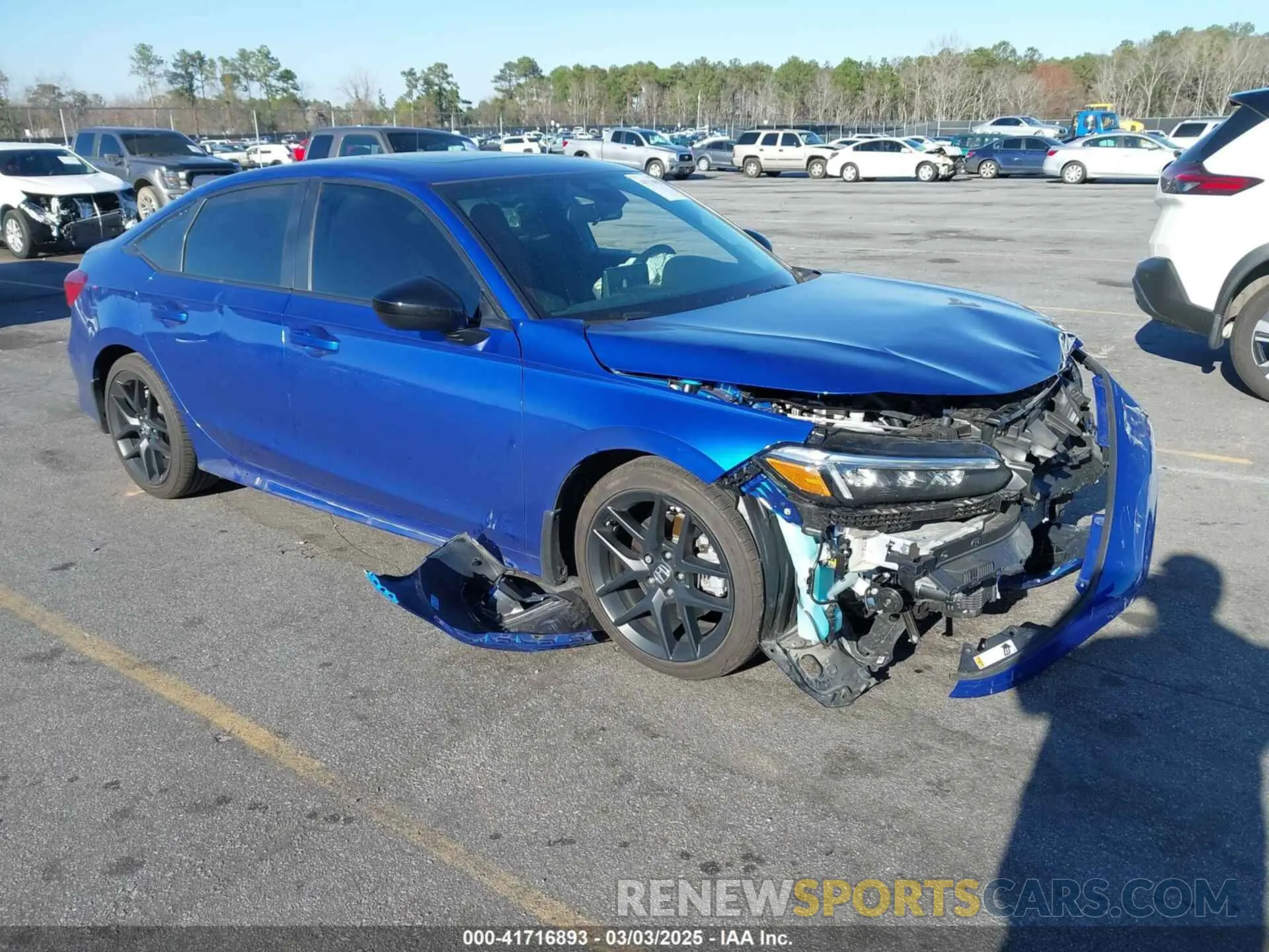 1 fotografías del automóvil dañado 2HGFE1E51PH472902 HONDA CIVIC SI 2023