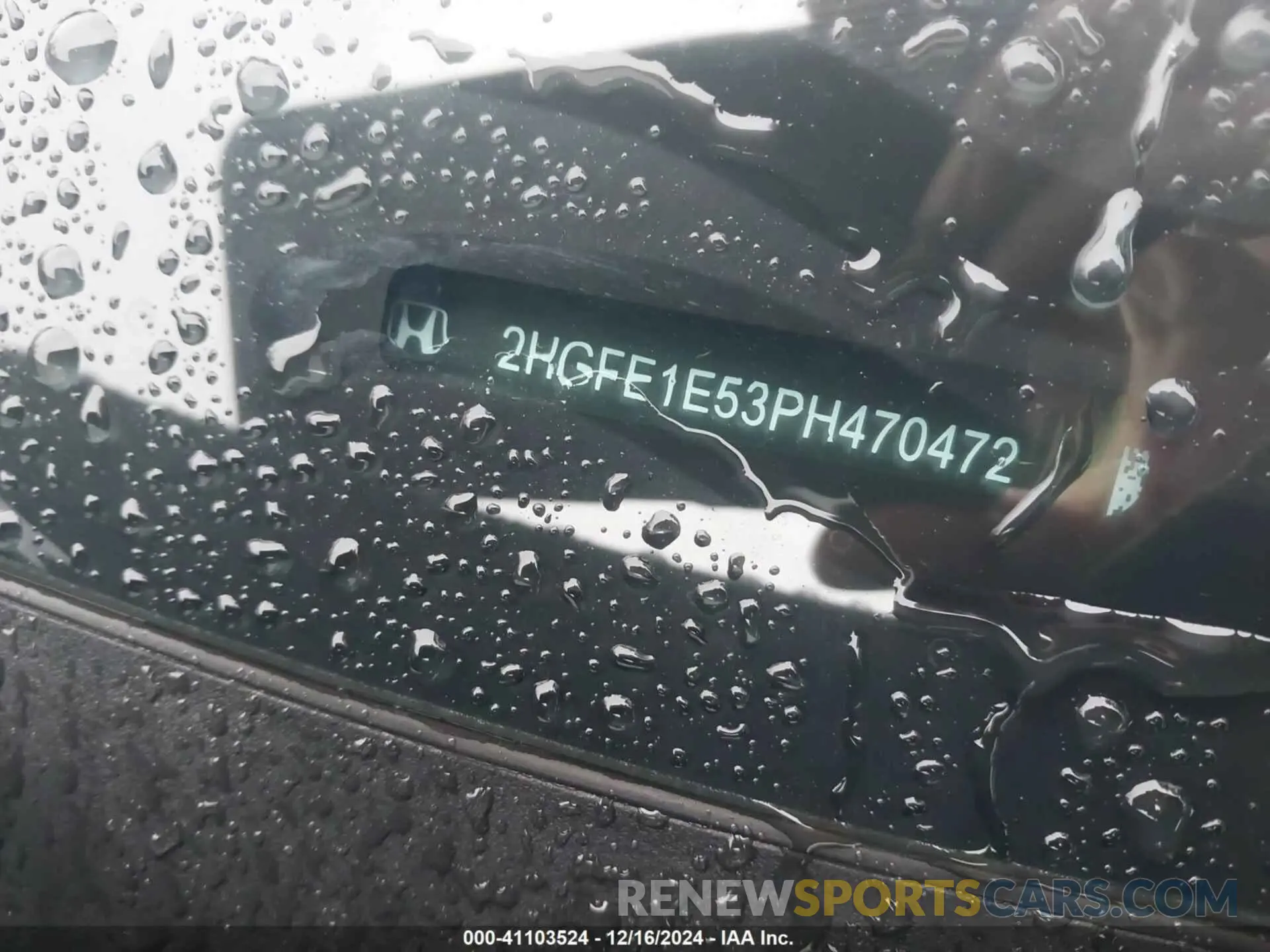 18 fotografías del automóvil dañado 2HGFE1E53PH470472 HONDA CIVIC SI 2023