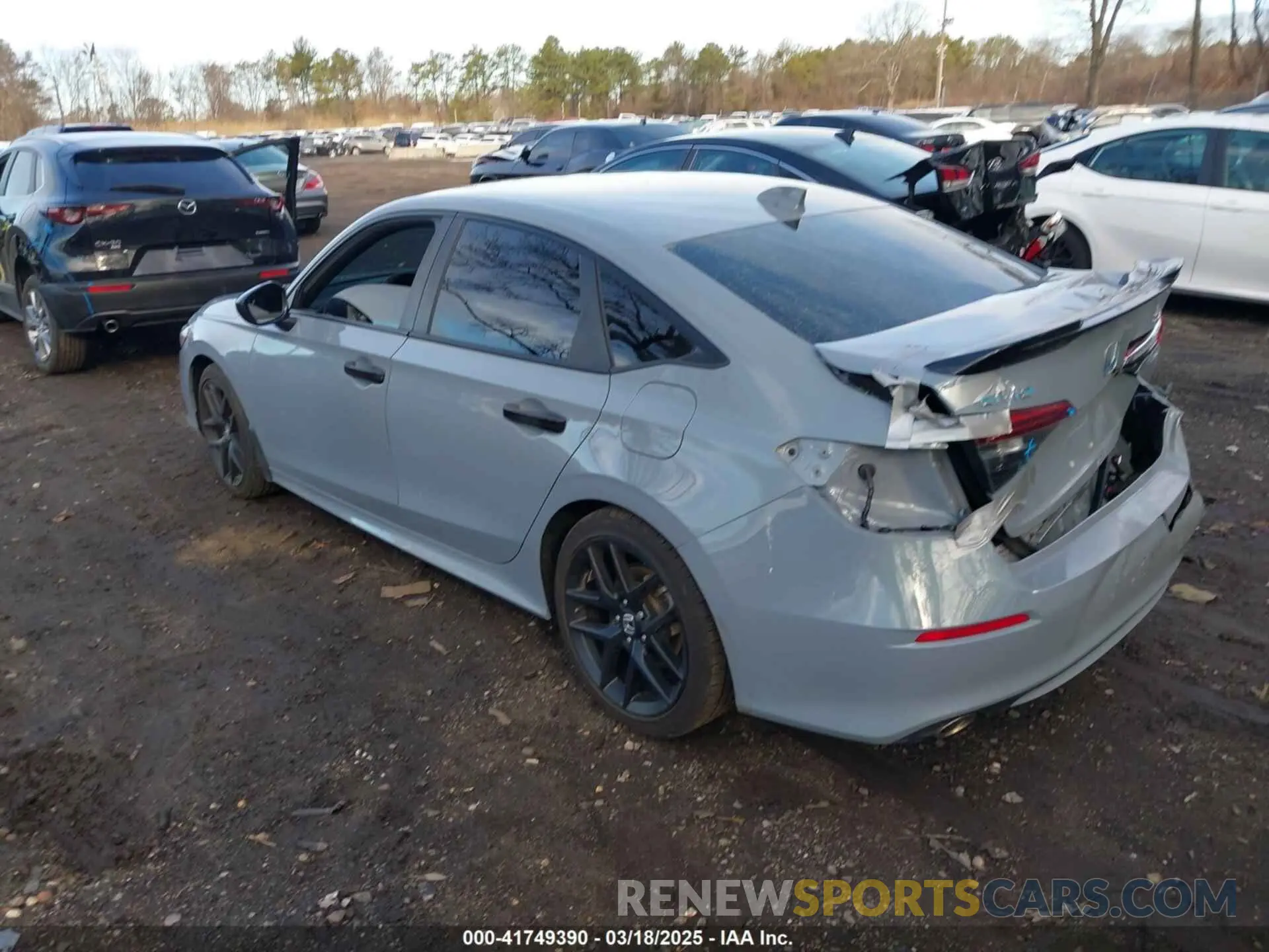 3 fotografías del automóvil dañado 2HGFE1E53PH474733 HONDA CIVIC SI 2023