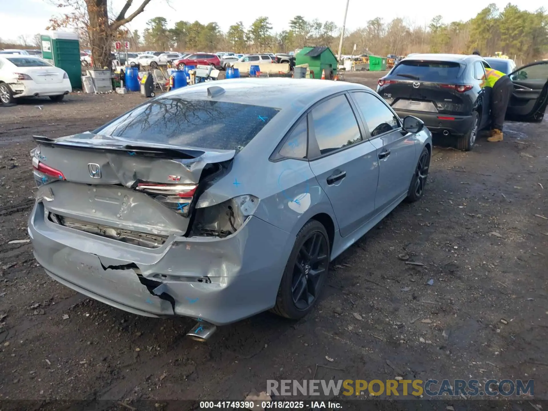 4 fotografías del automóvil dañado 2HGFE1E53PH474733 HONDA CIVIC SI 2023
