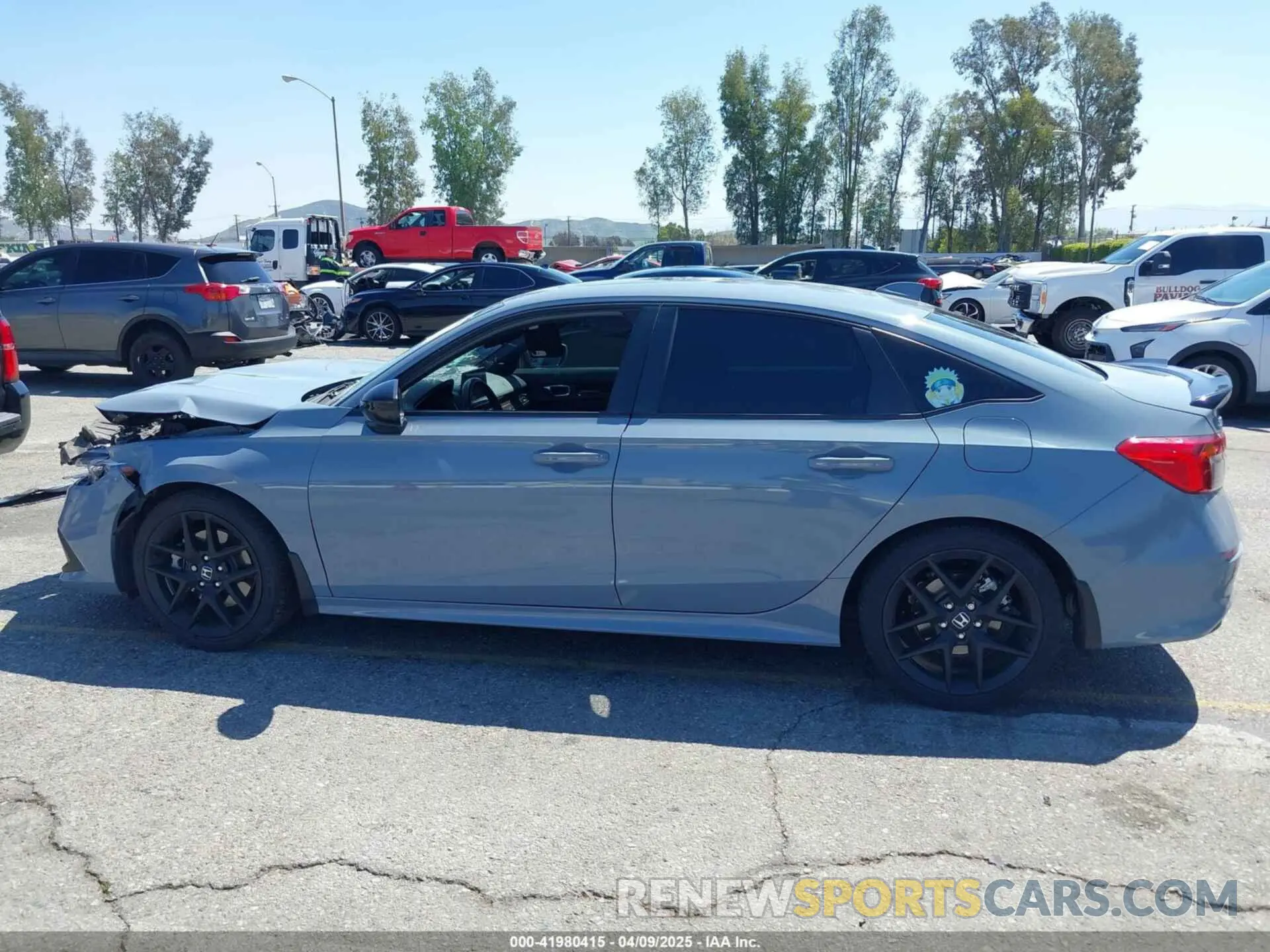 14 fotografías del automóvil dañado 2HGFE1E5XPH474342 HONDA CIVIC SI 2023