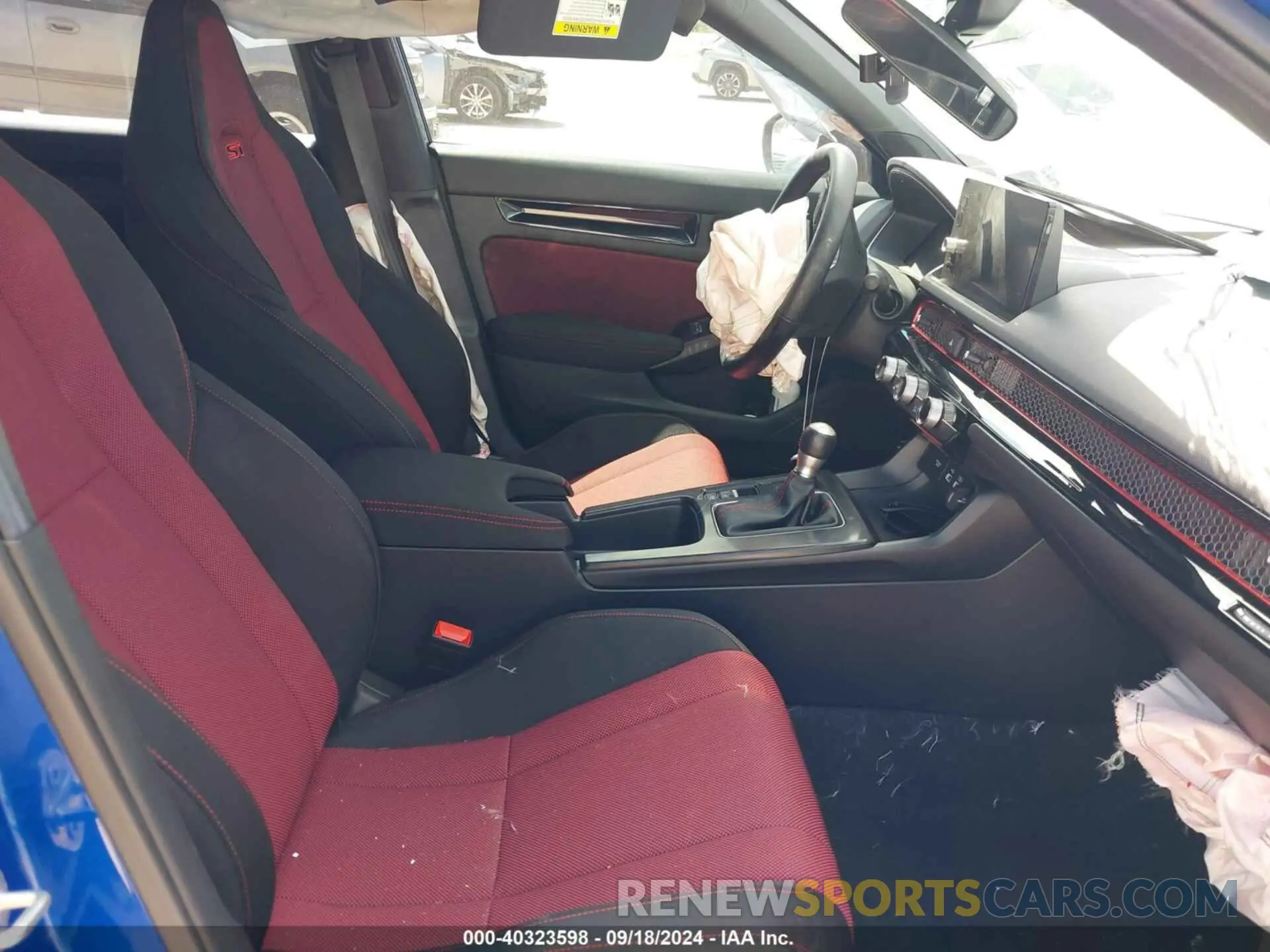 5 fotografías del automóvil dañado 2HGFE1E51RH474846 HONDA CIVIC SI 2024