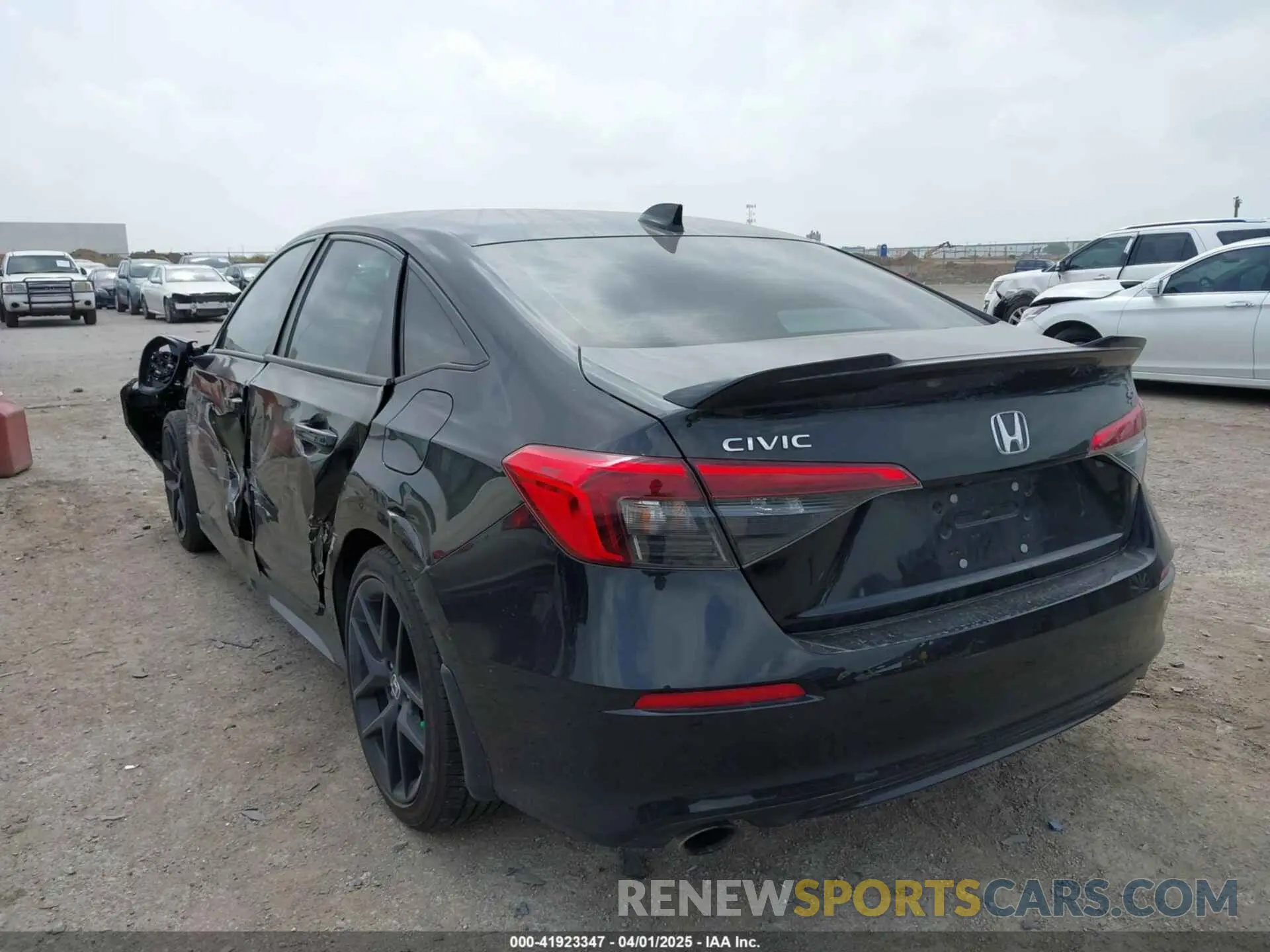3 fotografías del automóvil dañado 2HGFE1E54RH470273 HONDA CIVIC SI 2024