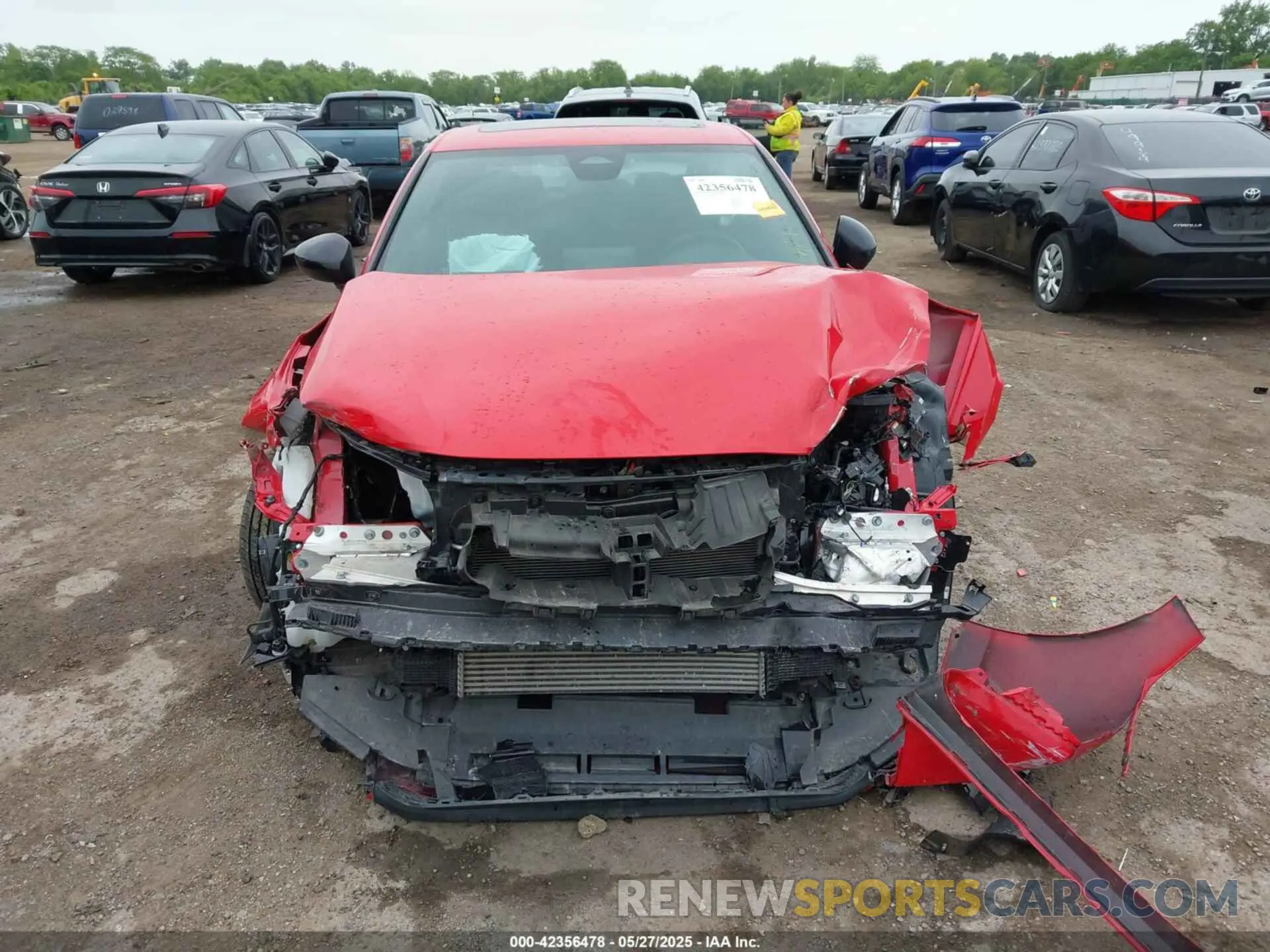 13 fotografías del automóvil dañado 2HGFE1E55RH473456 HONDA CIVIC SI 2024