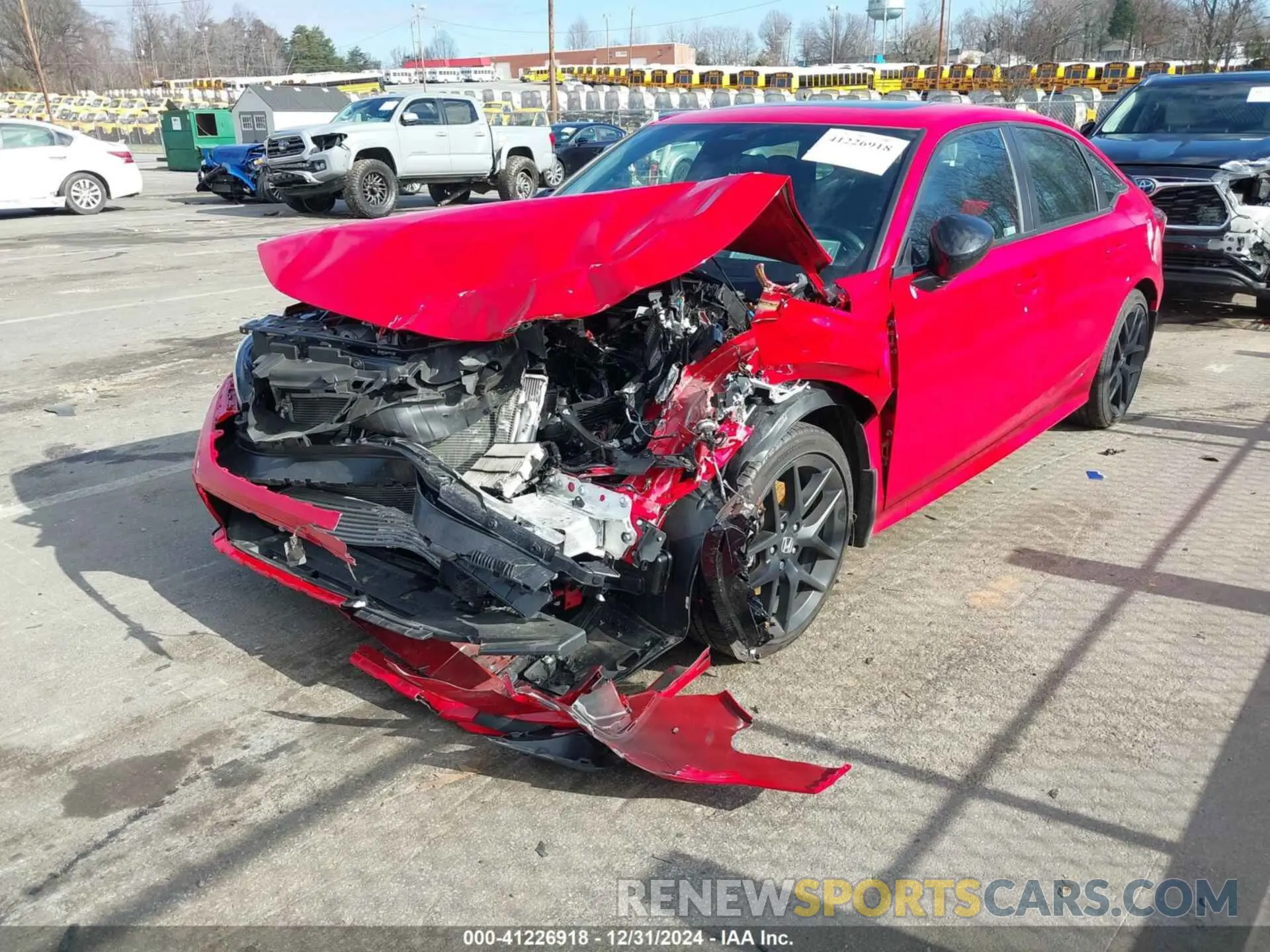 6 fotografías del automóvil dañado 2HGFE1E56RH475619 HONDA CIVIC SI 2024