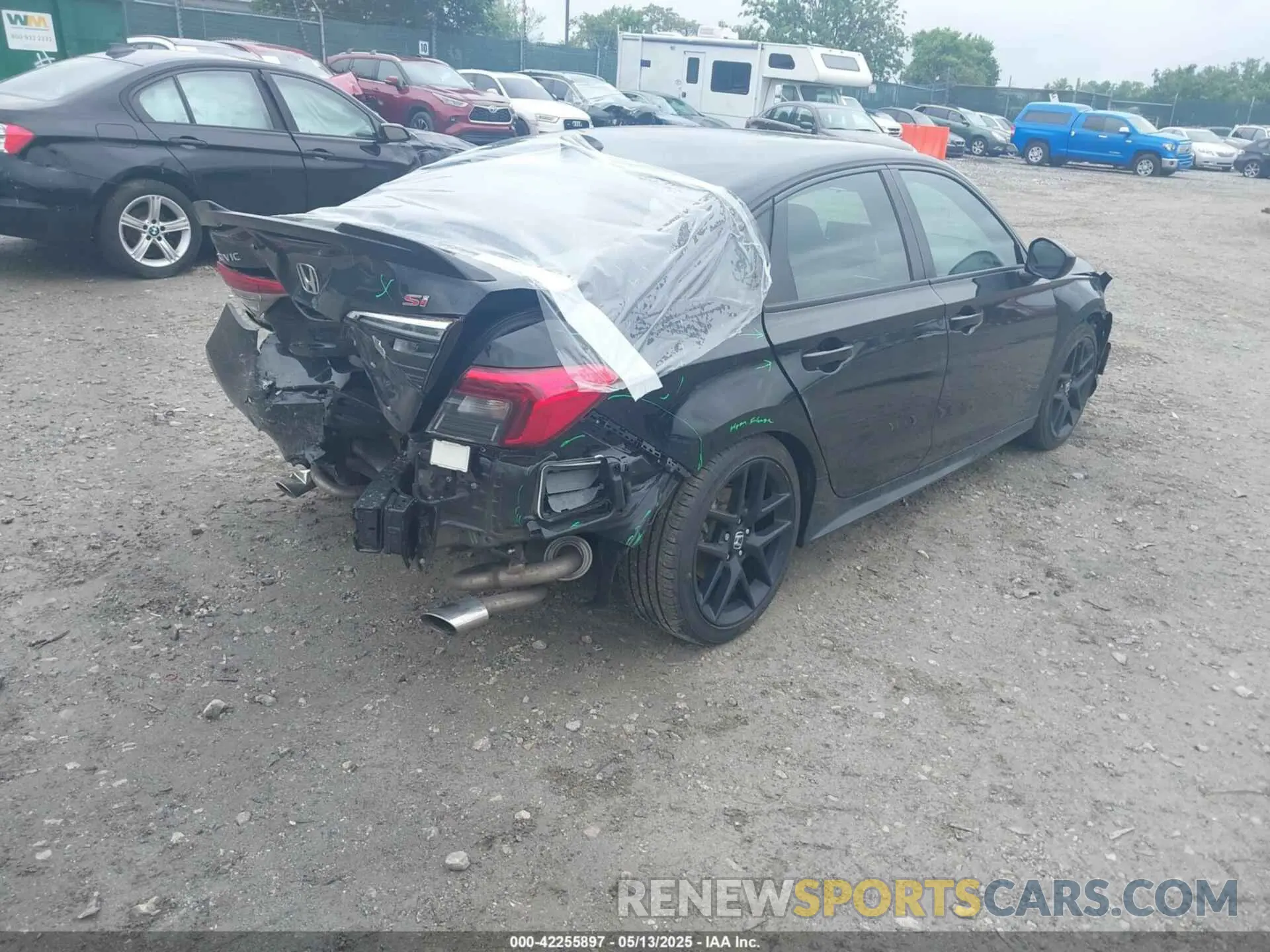 4 fotografías del automóvil dañado 2HGFE1E58RH471605 HONDA CIVIC SI 2024