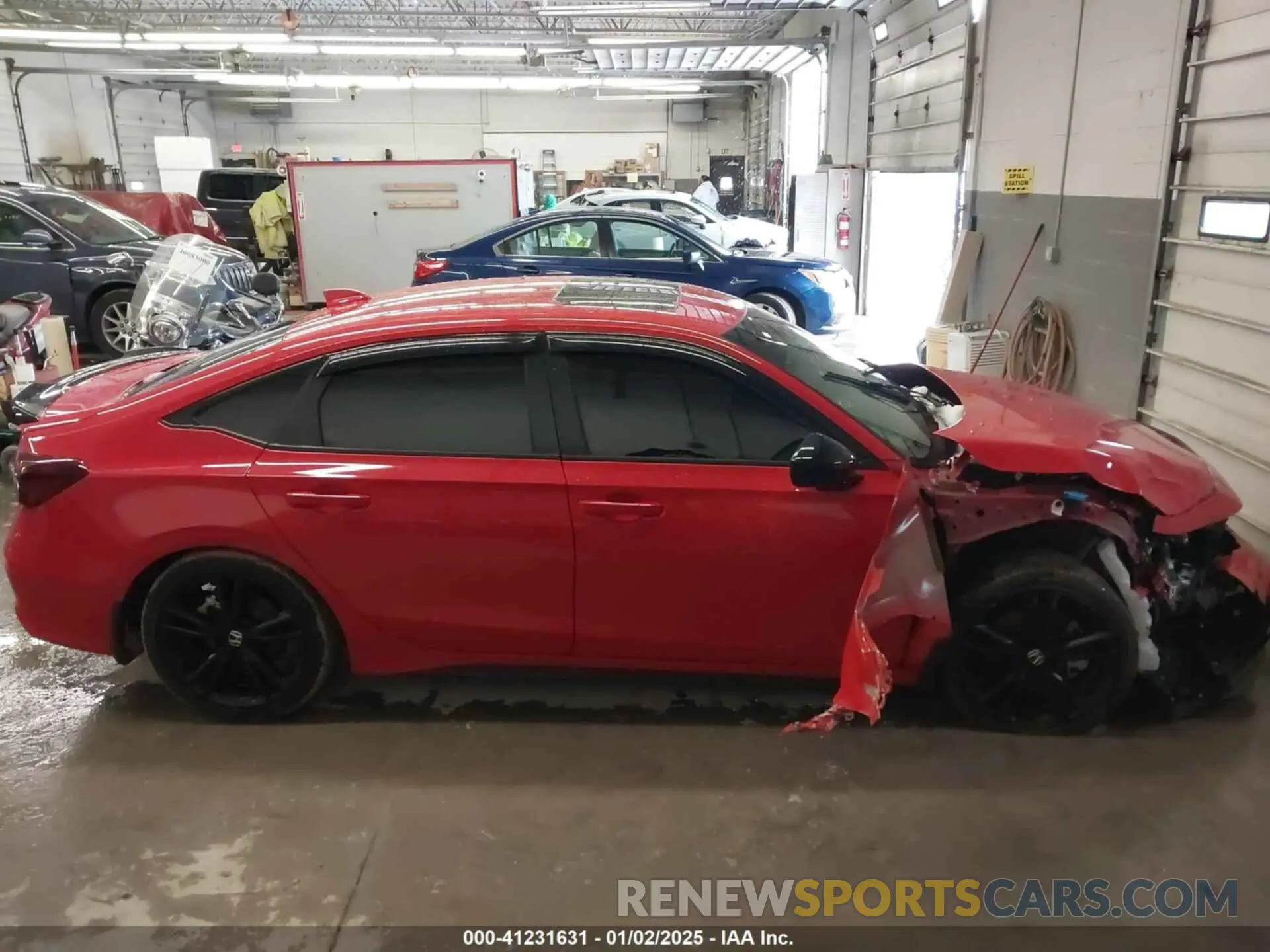 13 fotografías del automóvil dañado 2HGFE1E50SH470275 HONDA CIVIC SI 2025