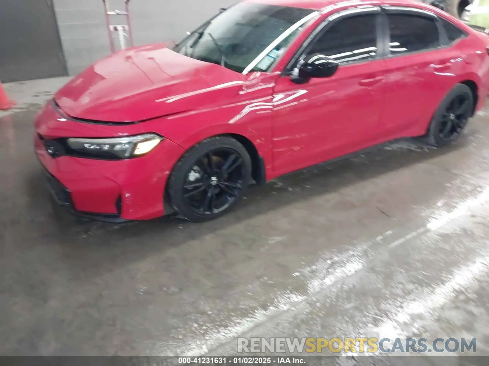 2 fotografías del automóvil dañado 2HGFE1E50SH470275 HONDA CIVIC SI 2025