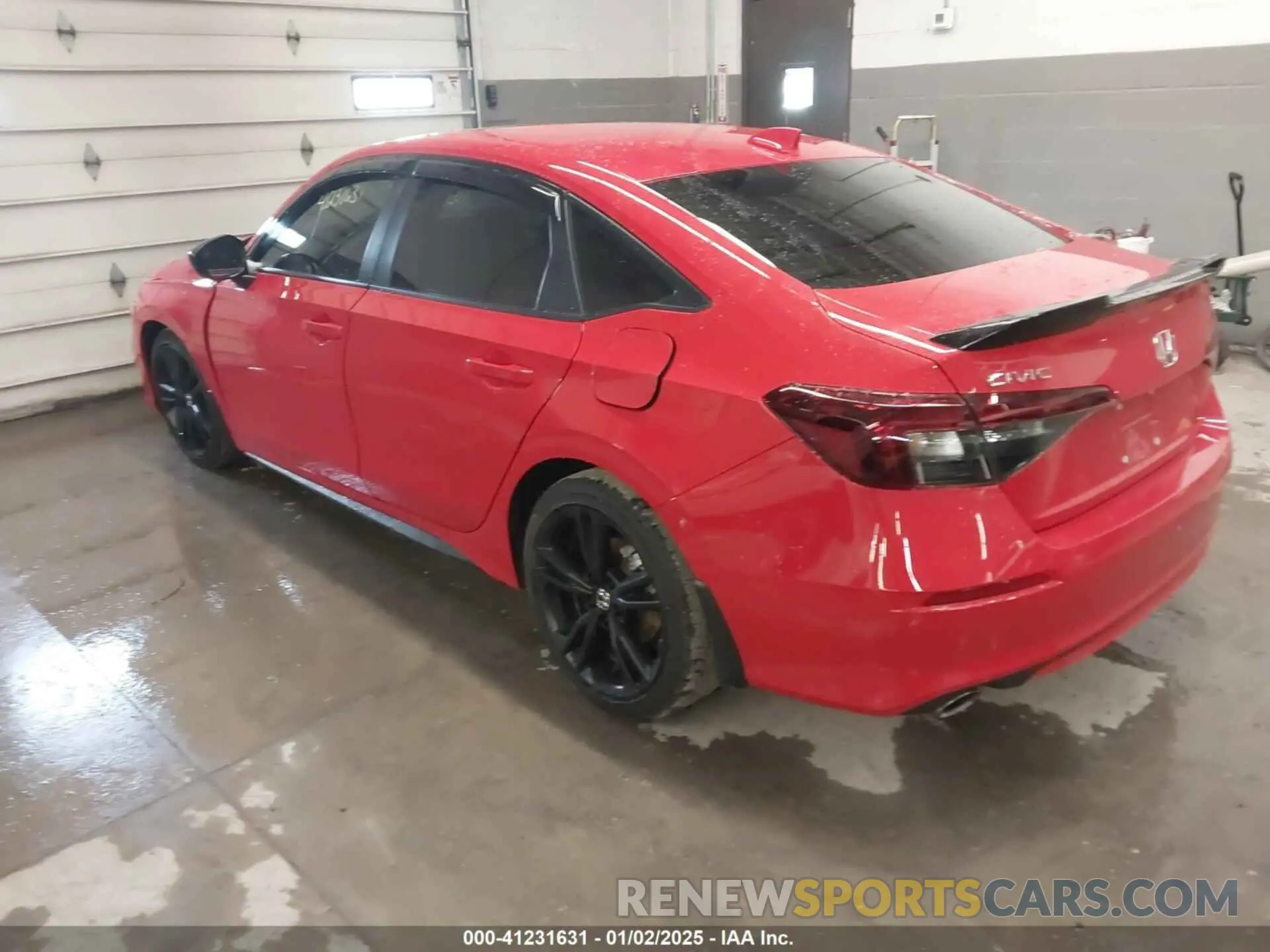 3 fotografías del automóvil dañado 2HGFE1E50SH470275 HONDA CIVIC SI 2025