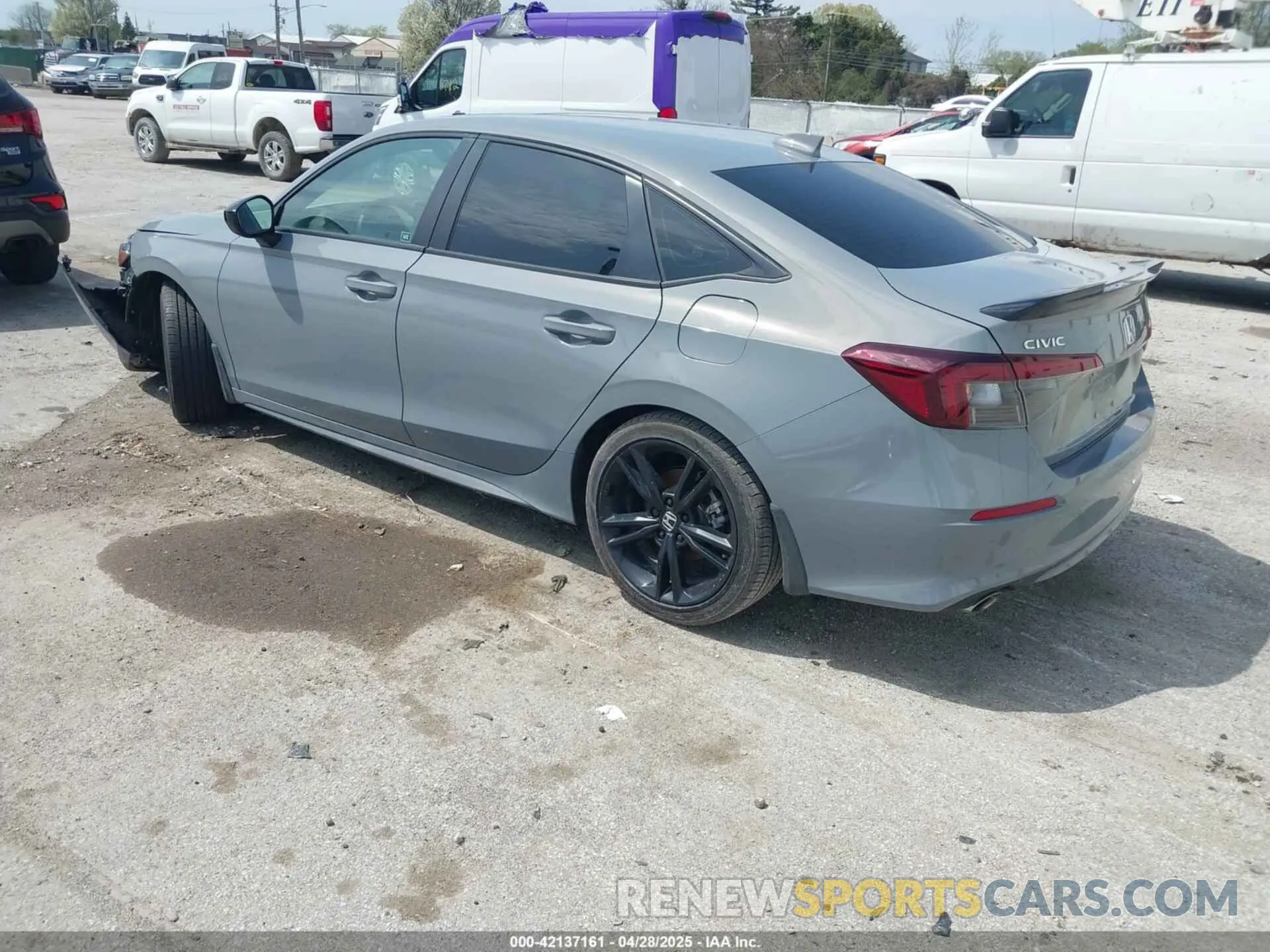 3 fotografías del automóvil dañado 2HGFE1E51SH471371 HONDA CIVIC SI 2025
