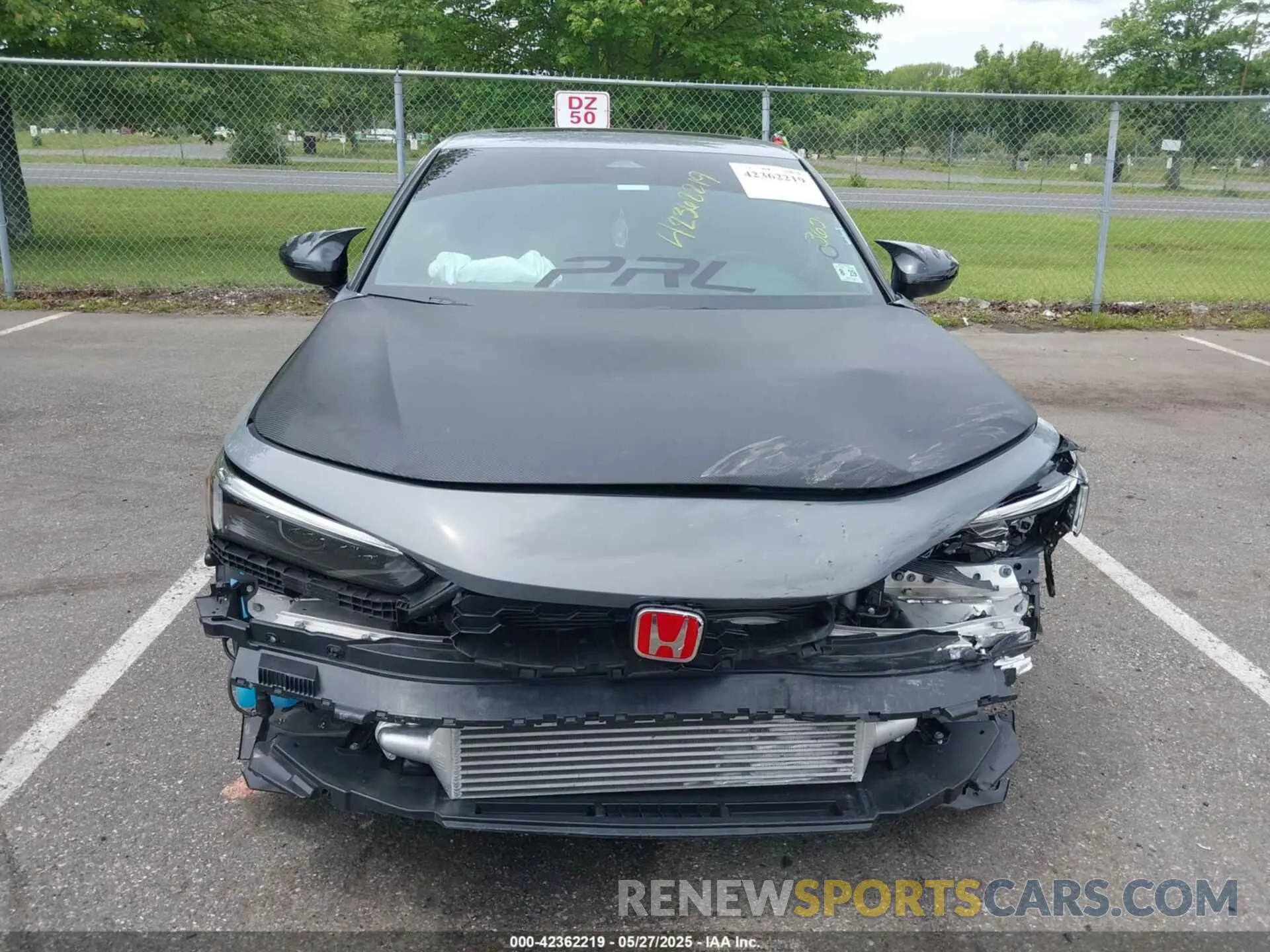 6 fotografías del automóvil dañado 2HGFE1E54SH470179 HONDA CIVIC SI 2025