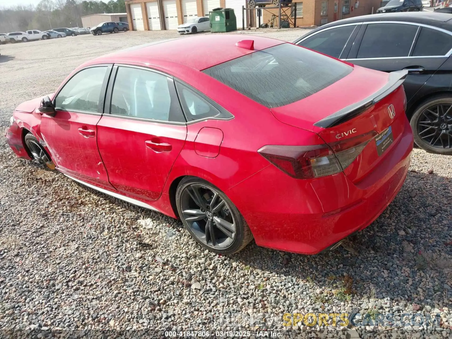3 fotografías del automóvil dañado 2HGFE1E57SH474212 HONDA CIVIC SI 2025