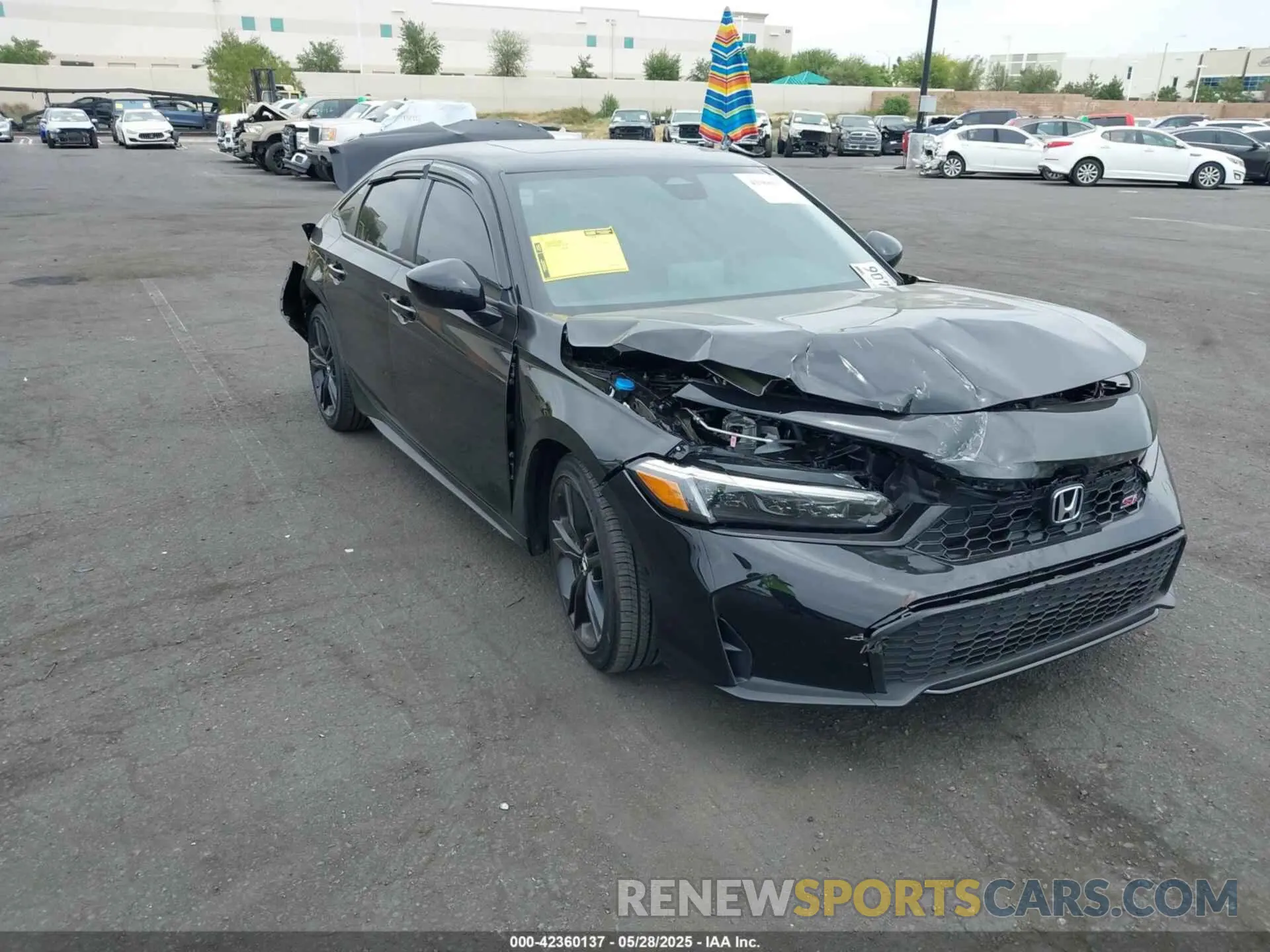 1 fotografías del automóvil dañado 2HGFE1E57SH475215 HONDA CIVIC SI 2025