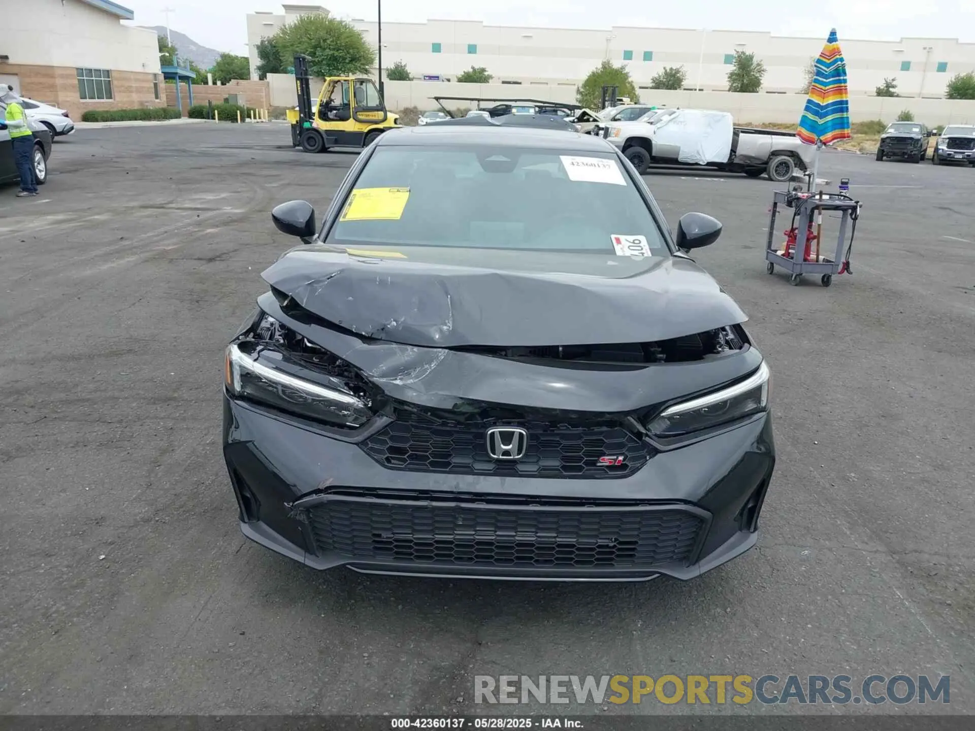 12 fotografías del automóvil dañado 2HGFE1E57SH475215 HONDA CIVIC SI 2025