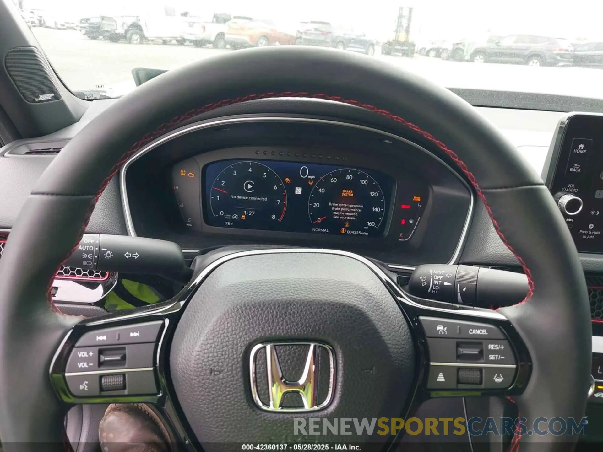 7 fotografías del automóvil dañado 2HGFE1E57SH475215 HONDA CIVIC SI 2025