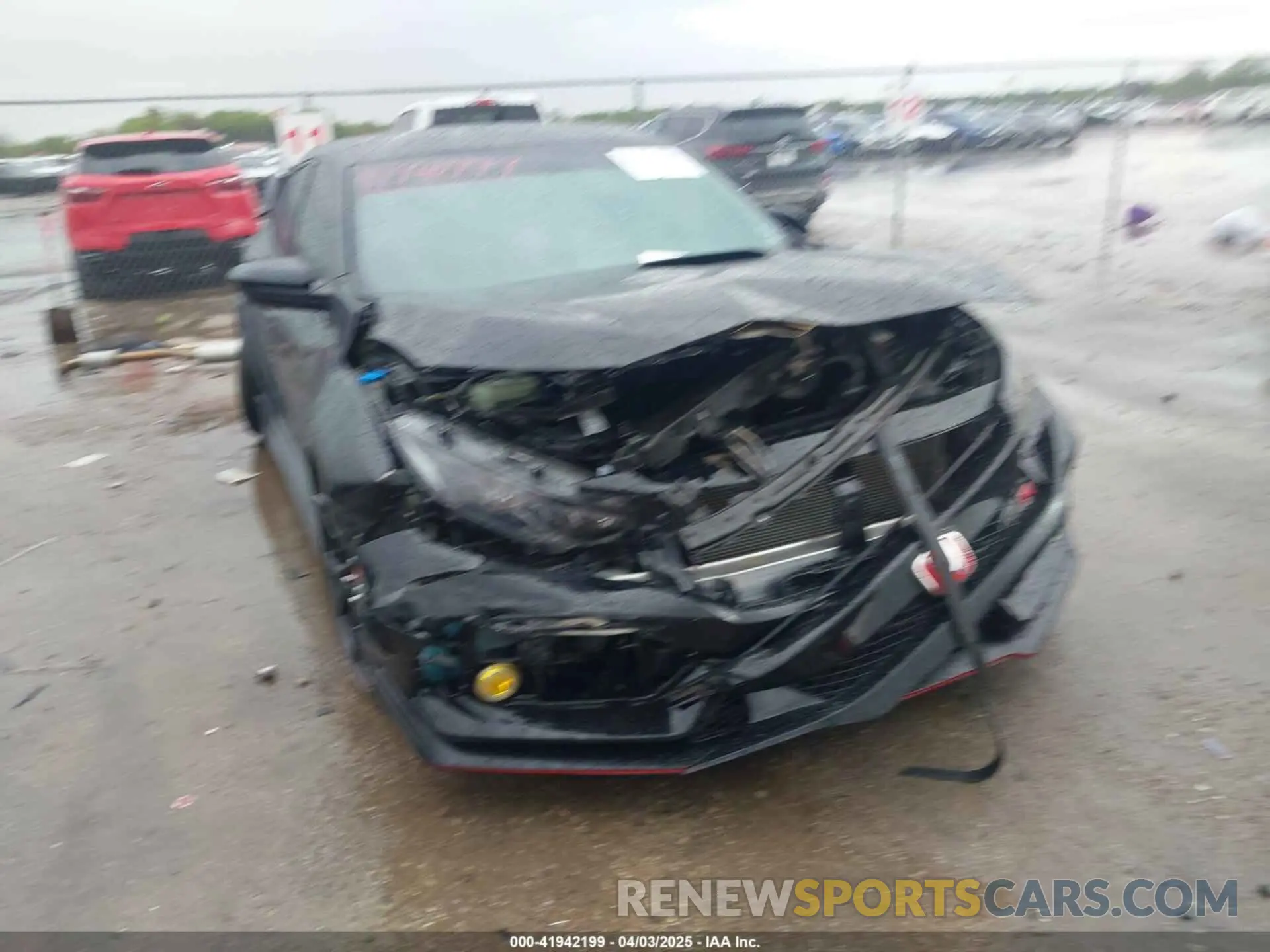 6 fotografías del automóvil dañado SHHFK8G72KU205747 HONDA CIVIC TYPE R 2019