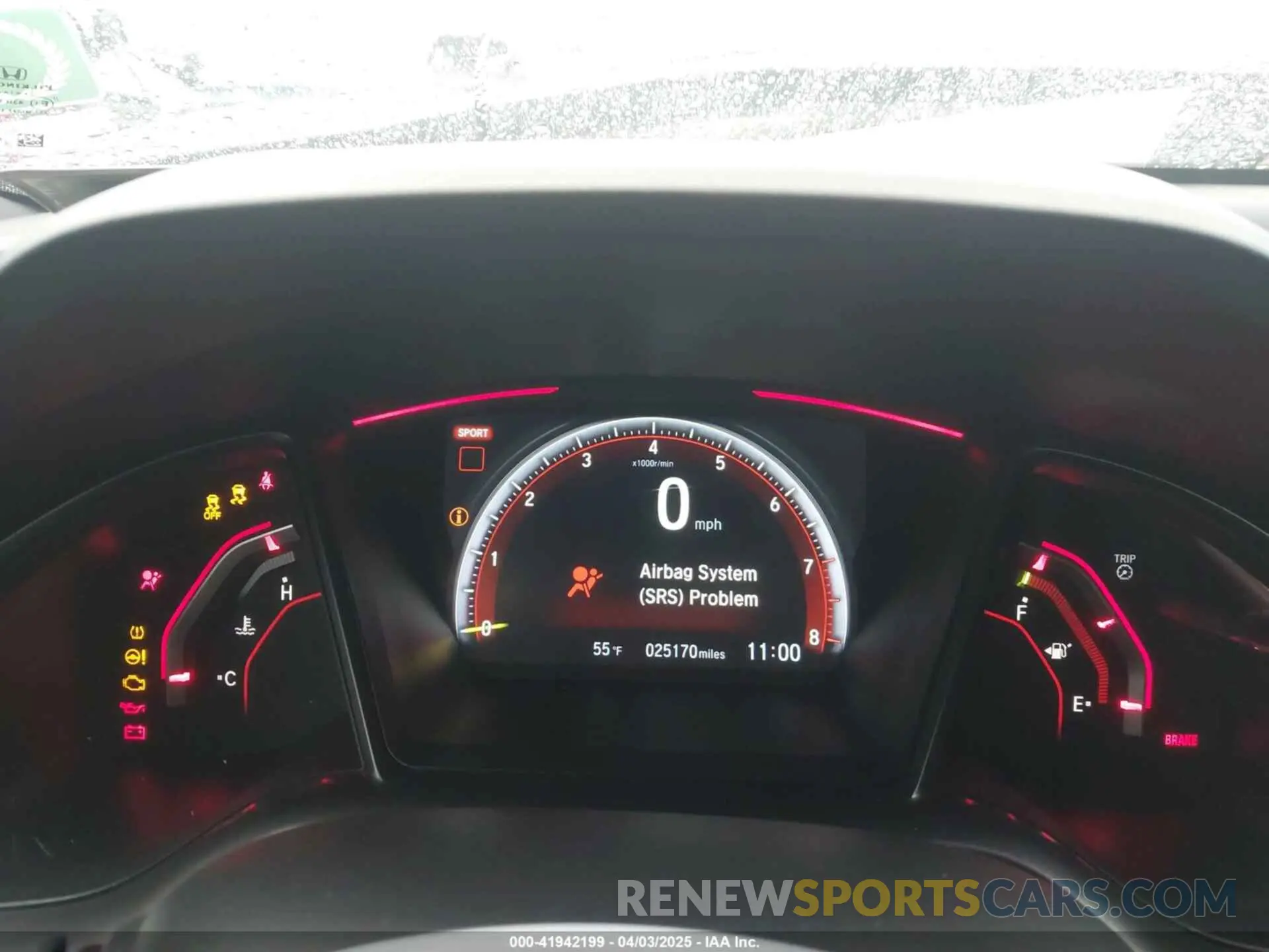 7 fotografías del automóvil dañado SHHFK8G72KU205747 HONDA CIVIC TYPE R 2019