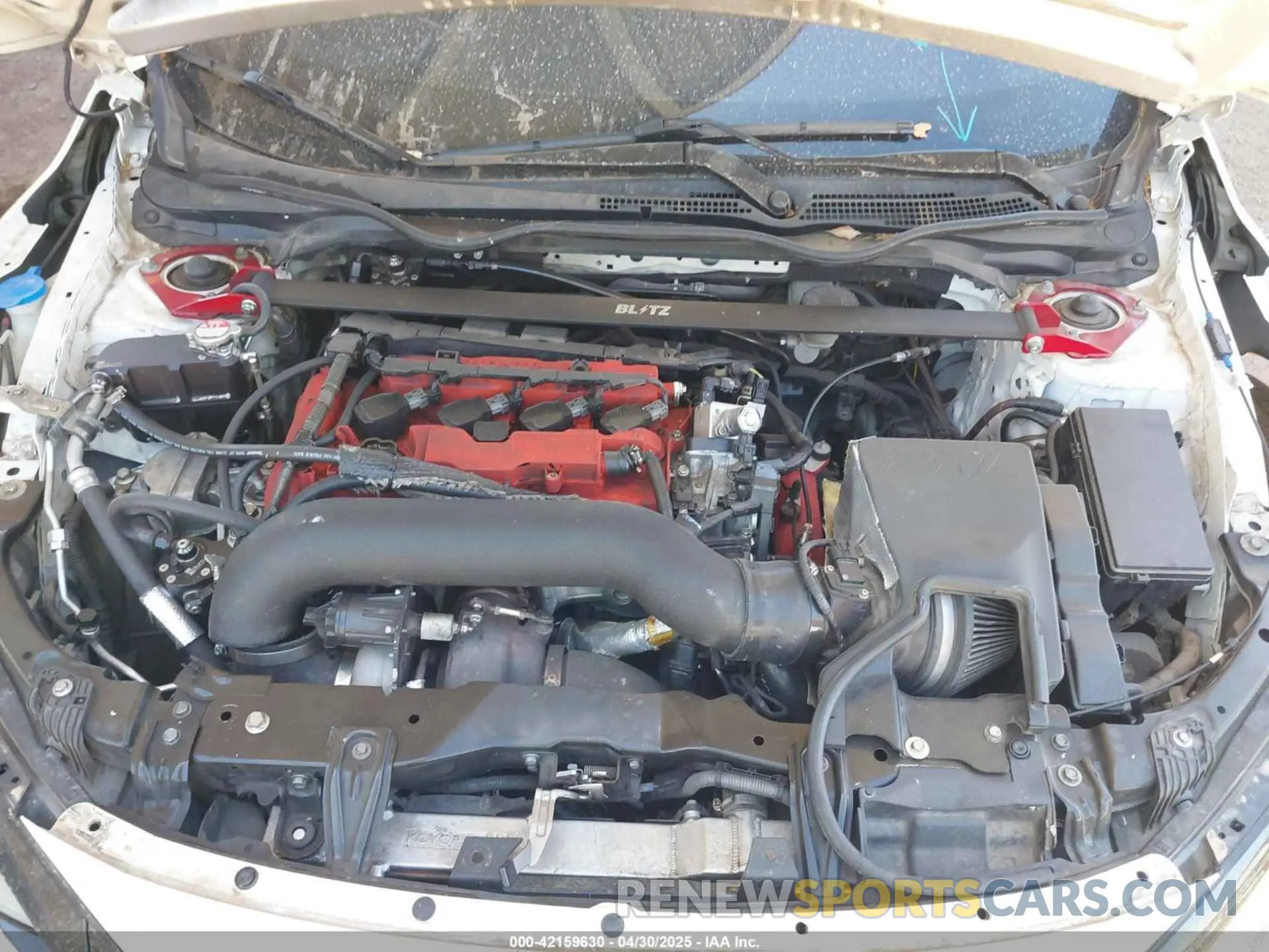 10 fotografías del automóvil dañado SHHFK8G76KU205704 HONDA CIVIC TYPE R 2019