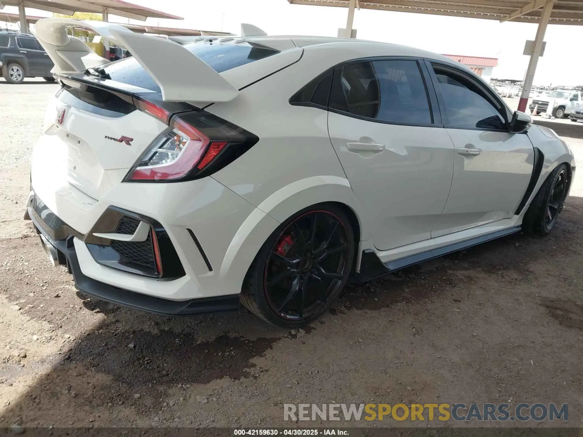 4 fotografías del automóvil dañado SHHFK8G76KU205704 HONDA CIVIC TYPE R 2019