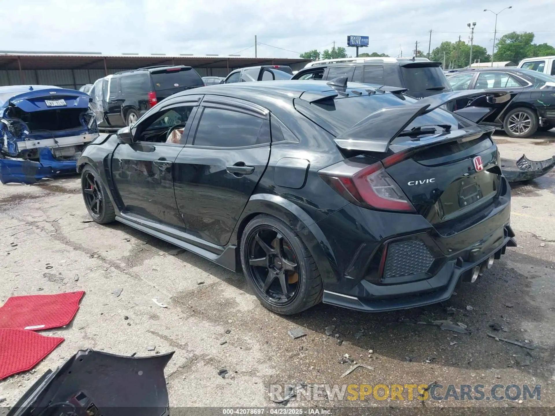 3 fotografías del automóvil dañado SHHFK8G78KU202190 HONDA CIVIC TYPE R 2019